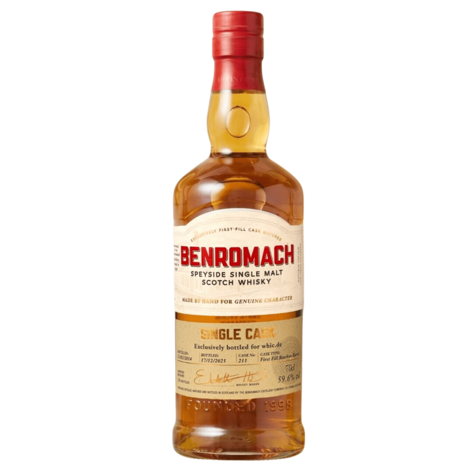 Benromach 11 Years Old 2014 Single Cask Cask Nr.211