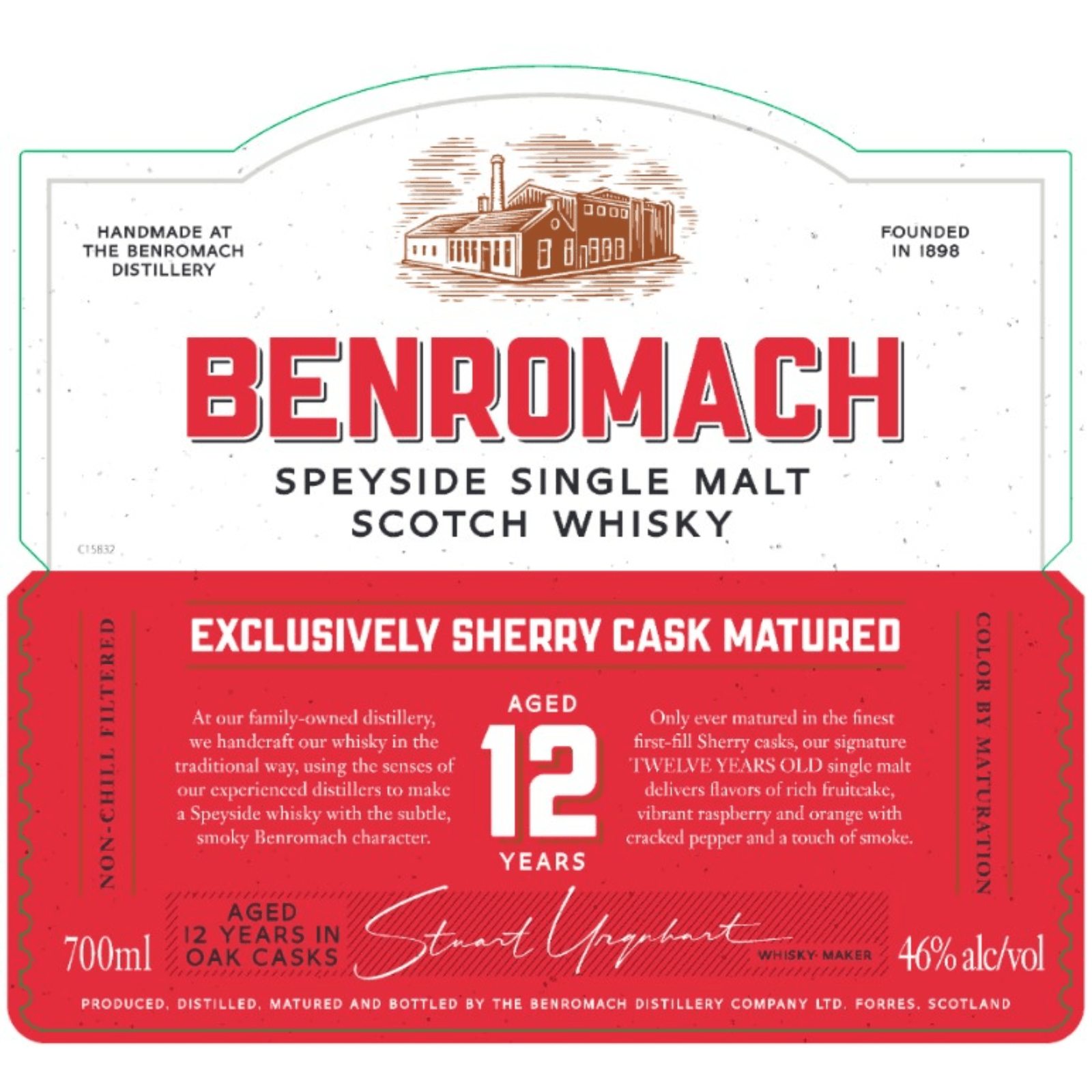 Benromach 12 Years Old Exclusively Sherry Cask Matured