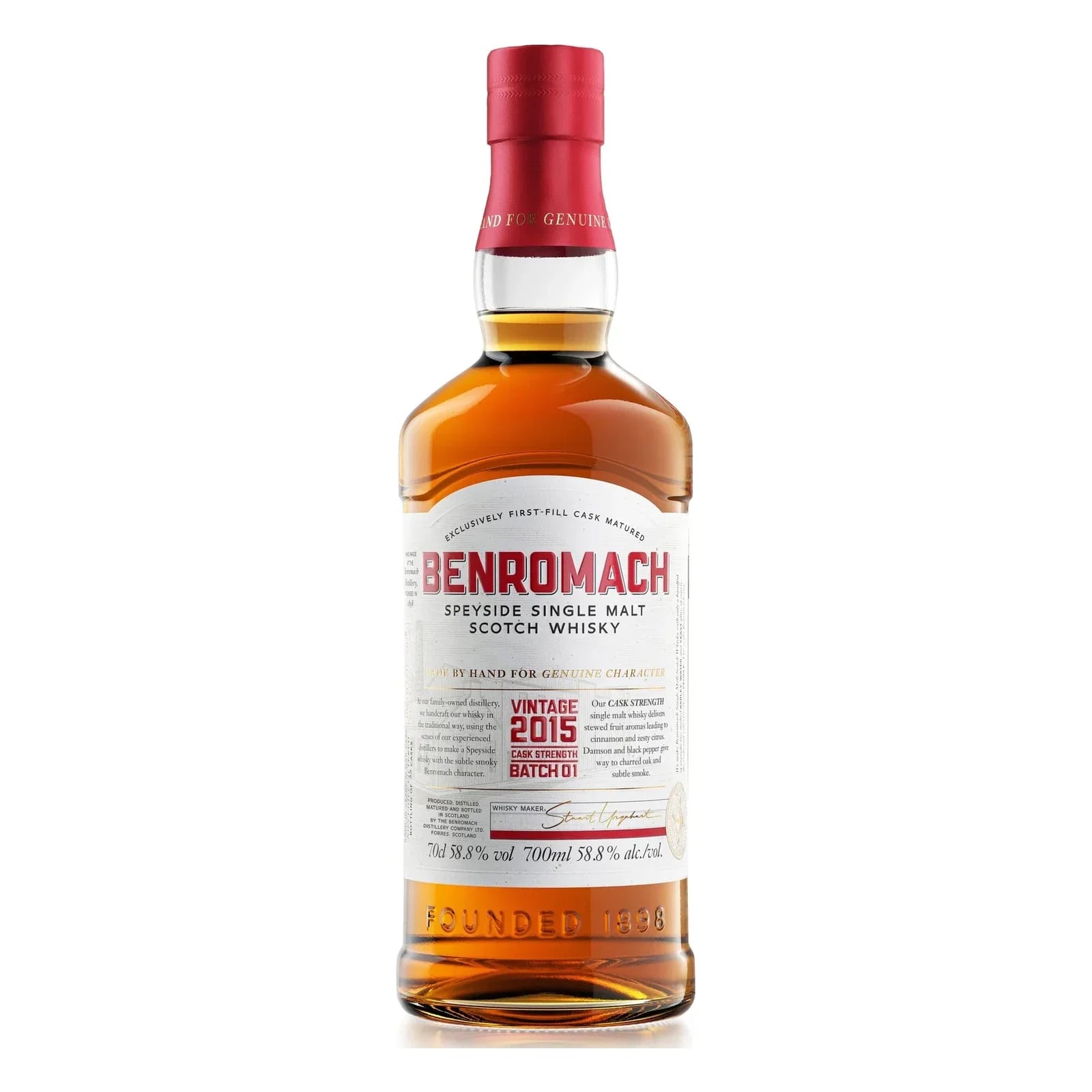Benromach 2015 Vintage Cask Strength Batch 1