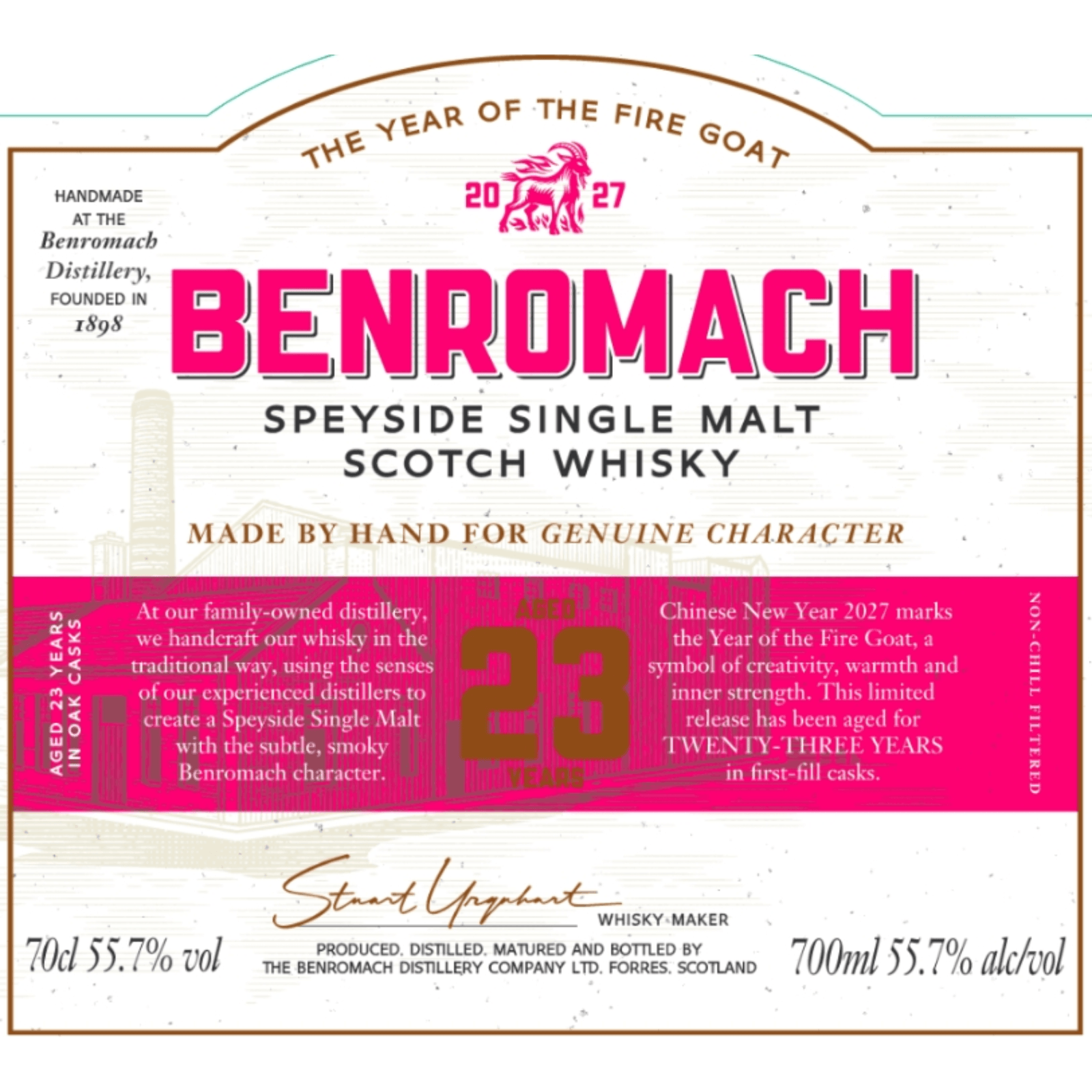 Benromach 23 Years Old Year Of The Fire Goat