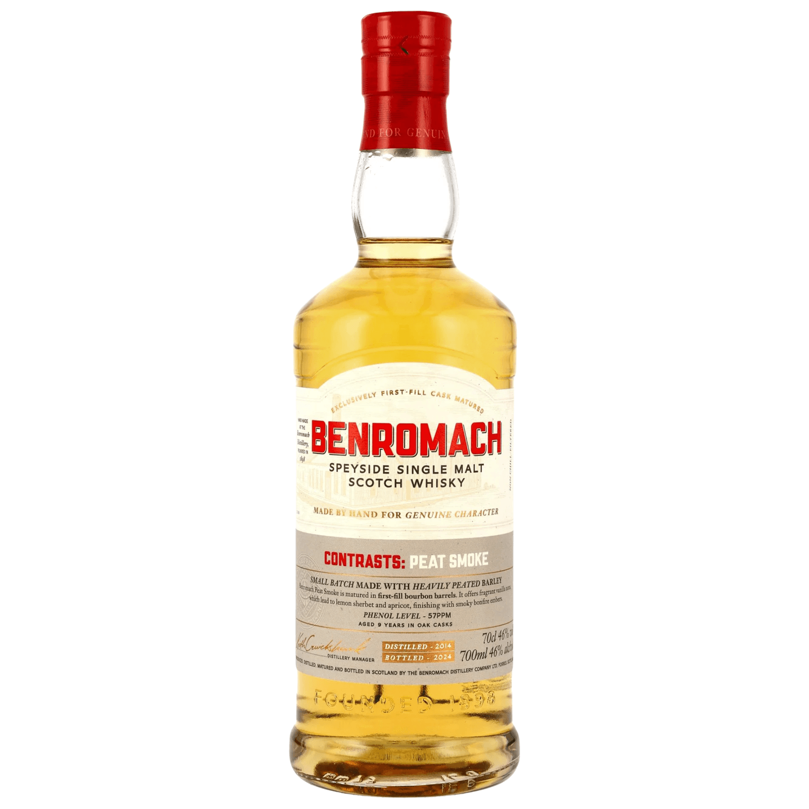 Benromach 9 Years Old 2014 Contrasts Peat Smoke