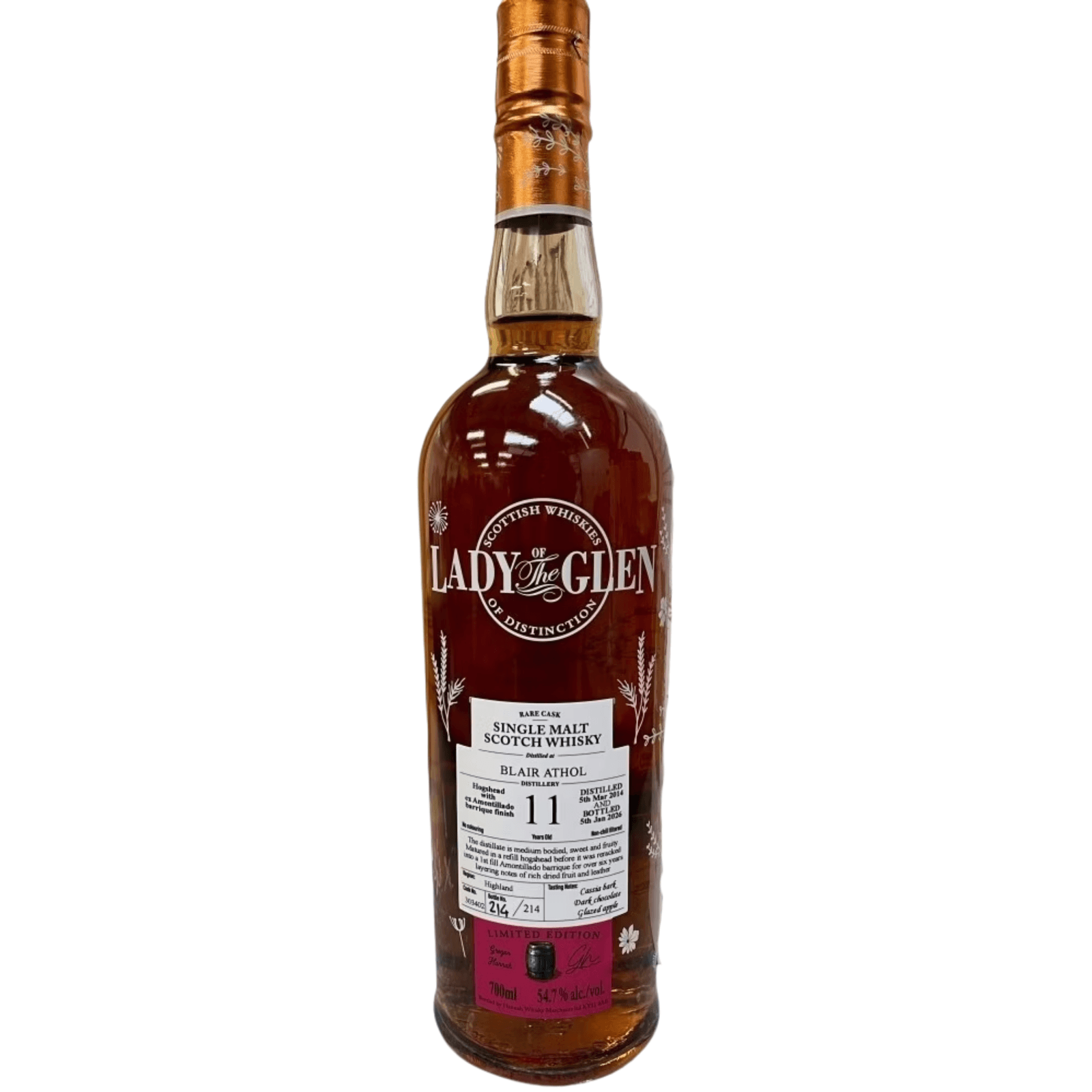Blair Athol 11 Years Old 2014 Lady Of The Glen
