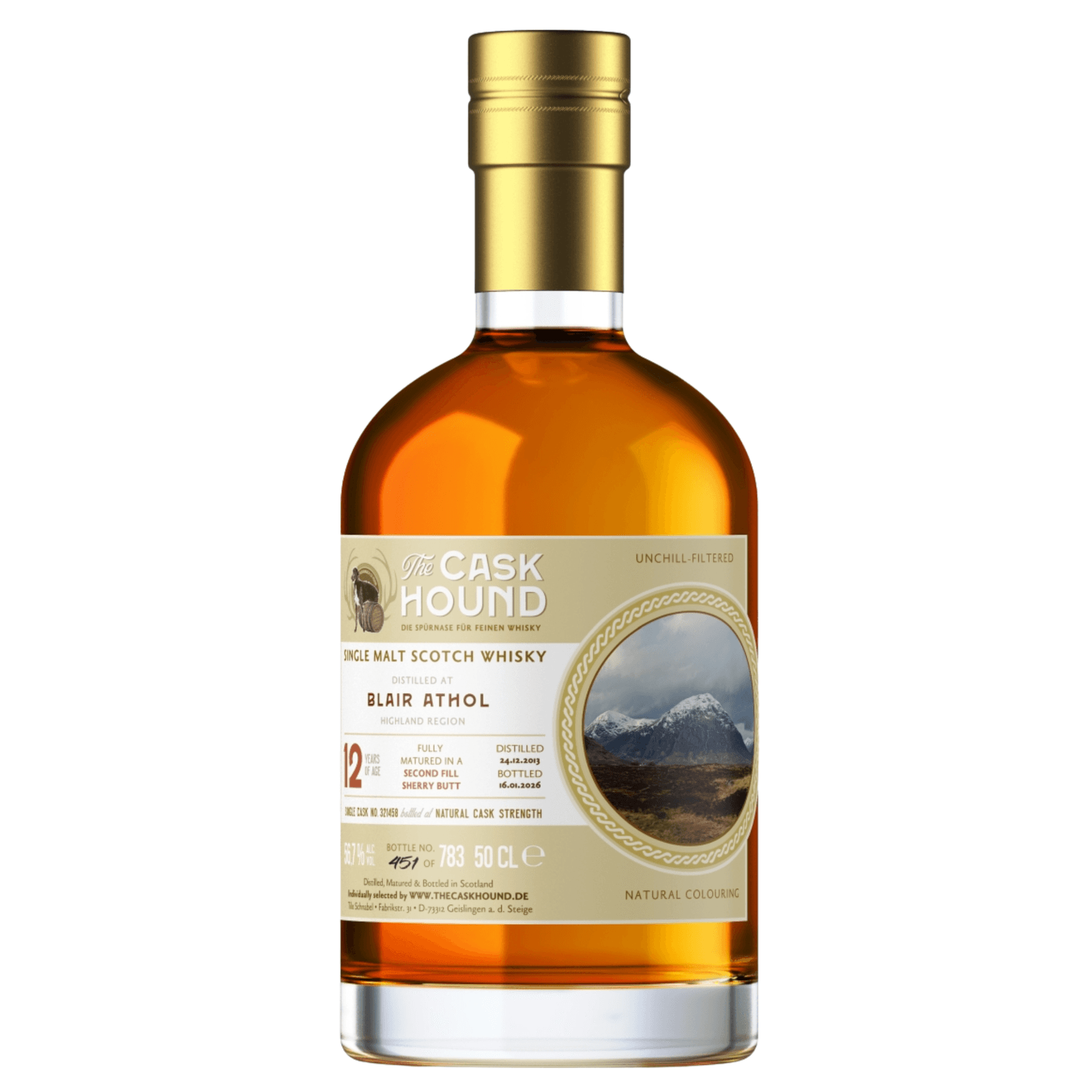 Blair Athol 12 Years Old 2013 The Caskhound 50 cl