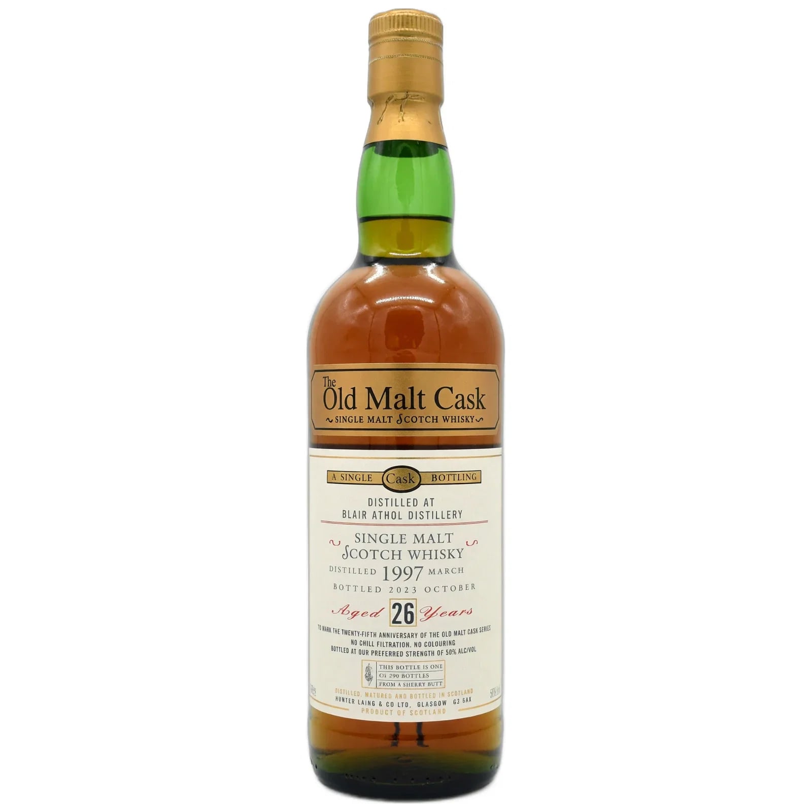 Blair Athol 26 Years Old 1997 The Old Malt Cask 25th Anniversary Hunter Laing