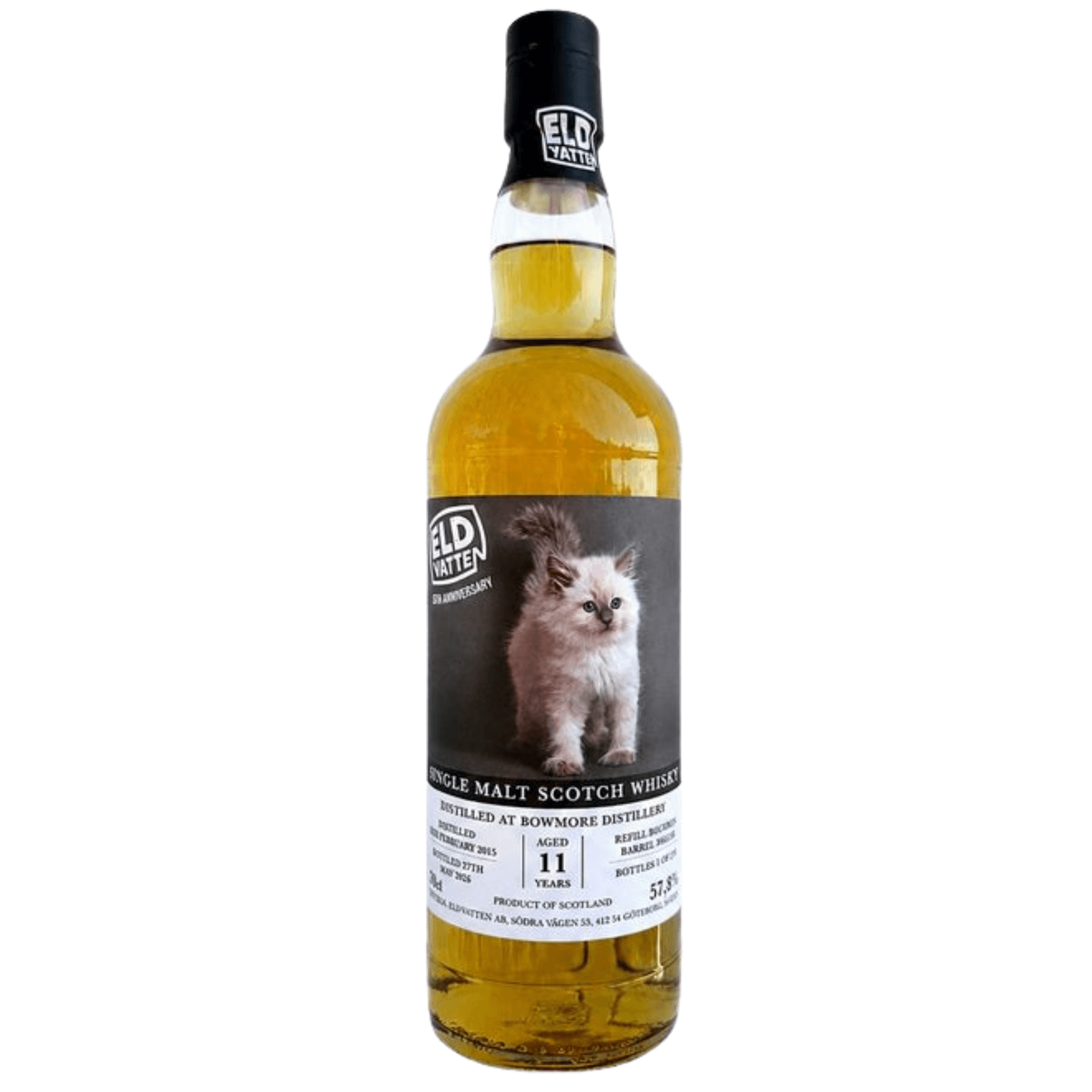 Bowmore 11 Years Old Eld Vatten