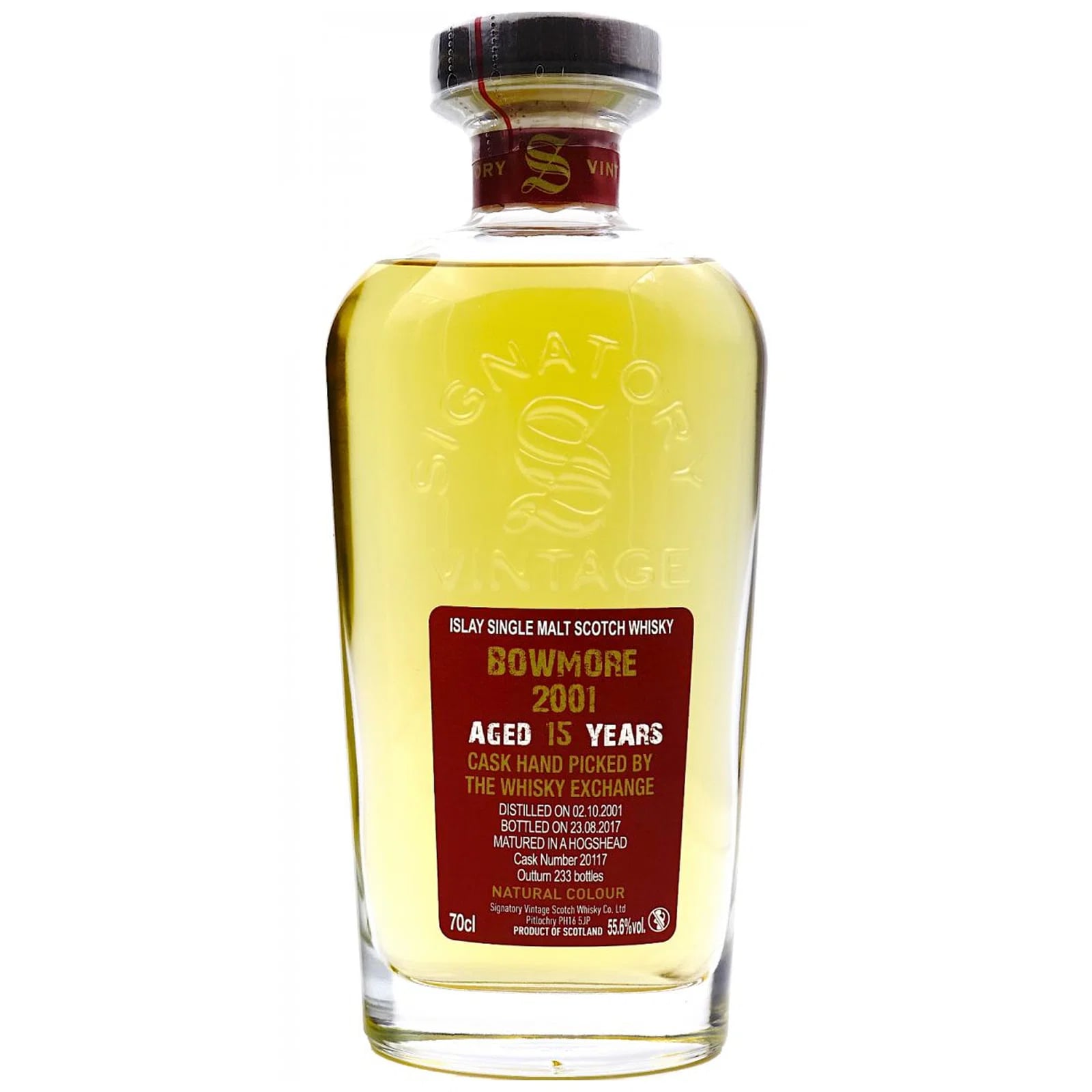Bowmore 15 Years Old 2001 Cask Strength Collection Signatory Vintage 20117