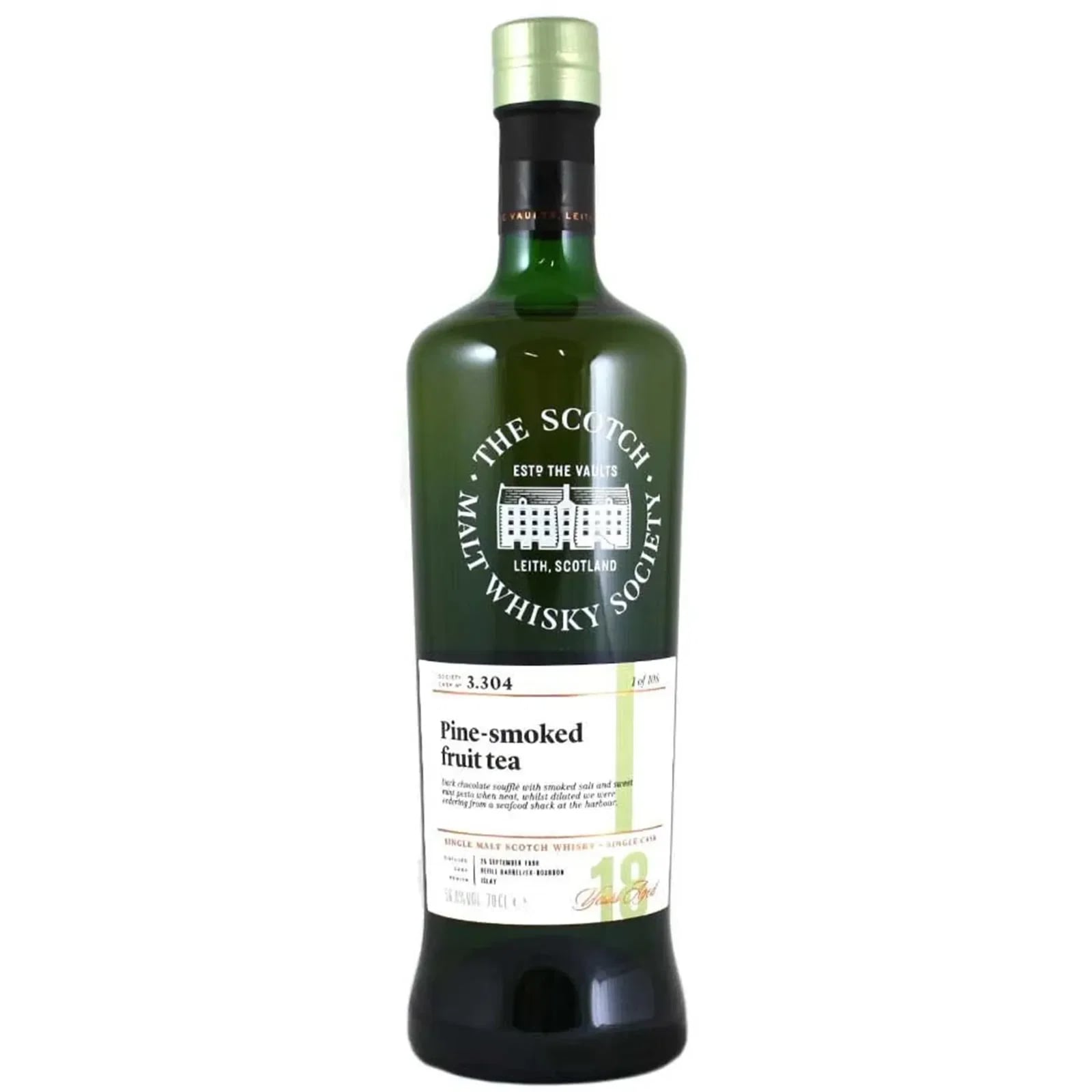 Bowmore 18 Years Old 1998 Pine smoked fruit tea The Scotch Malt Whisky Society 3.304
