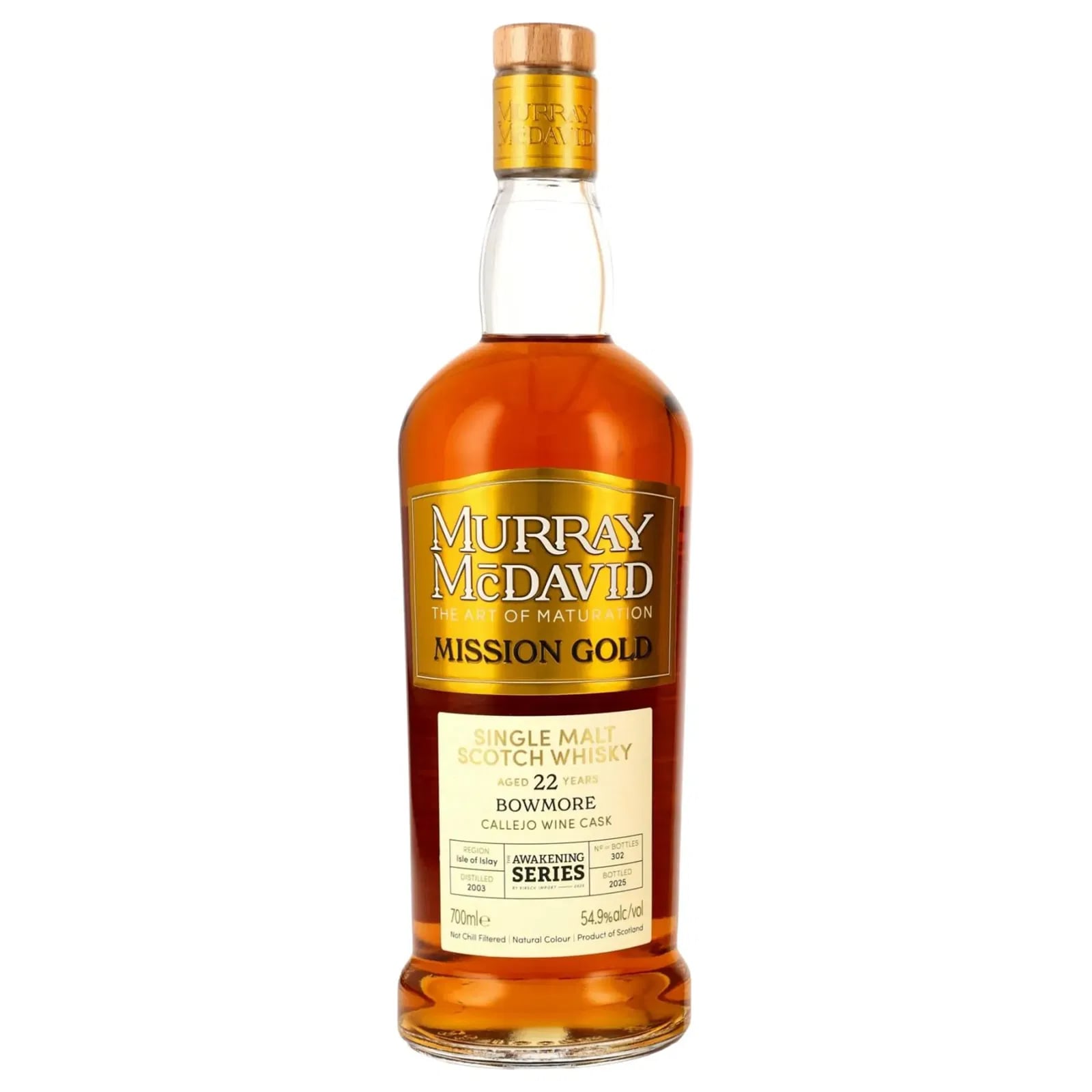 Bowmore 22 Years Old 2003 The Awakening Series Mission Gold Murray McDavid Cask 2