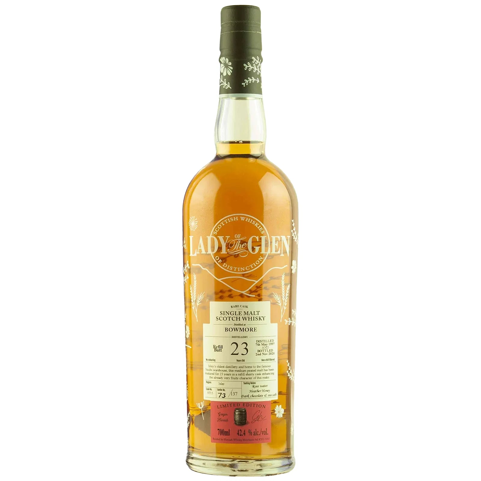 Bowmore 23 Years Old 1997 Limited Edition Lady of the Glen 9715