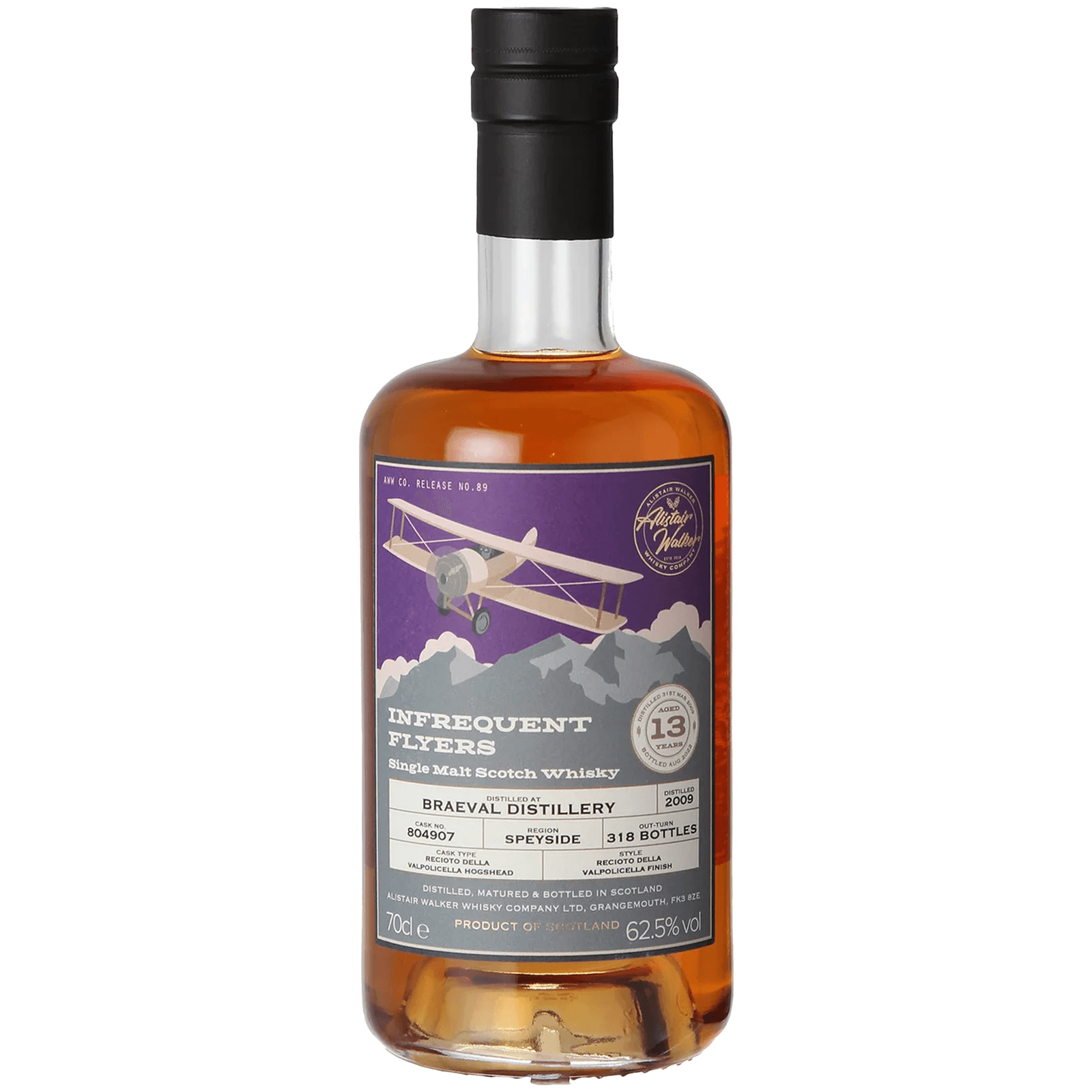 Braeval 13 Years Old 2009 Infrequent Flyers Alistair Walker Whisky Company 804907