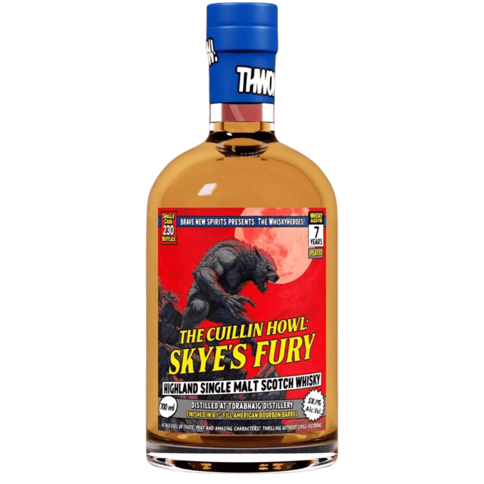 Torabhaig 7 Years Old The Cuillin Howl Skye’s Fury Brave New Spirits Cask Nr.1173