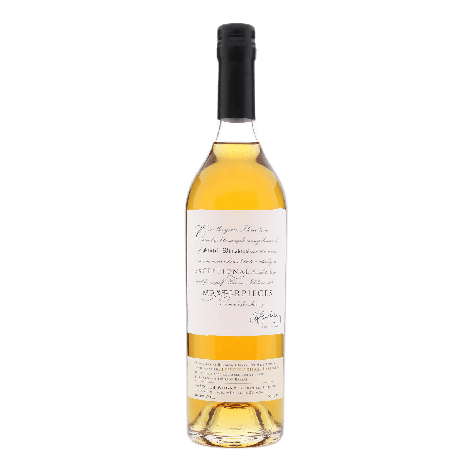 Bruichladdich 13 Years Old 2002 Masterpieces Speciality Drinks Ltd