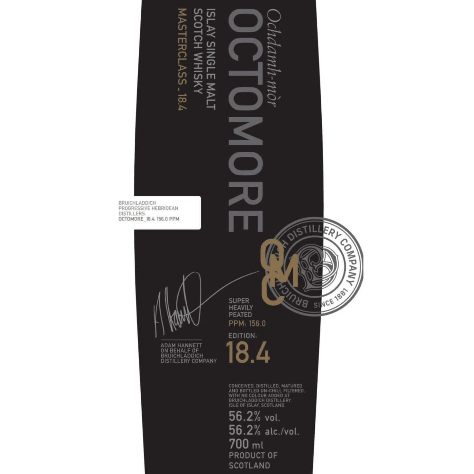 Bruichladdich 14 Years Old 2012 Octomore 18.4 PPM 156.0