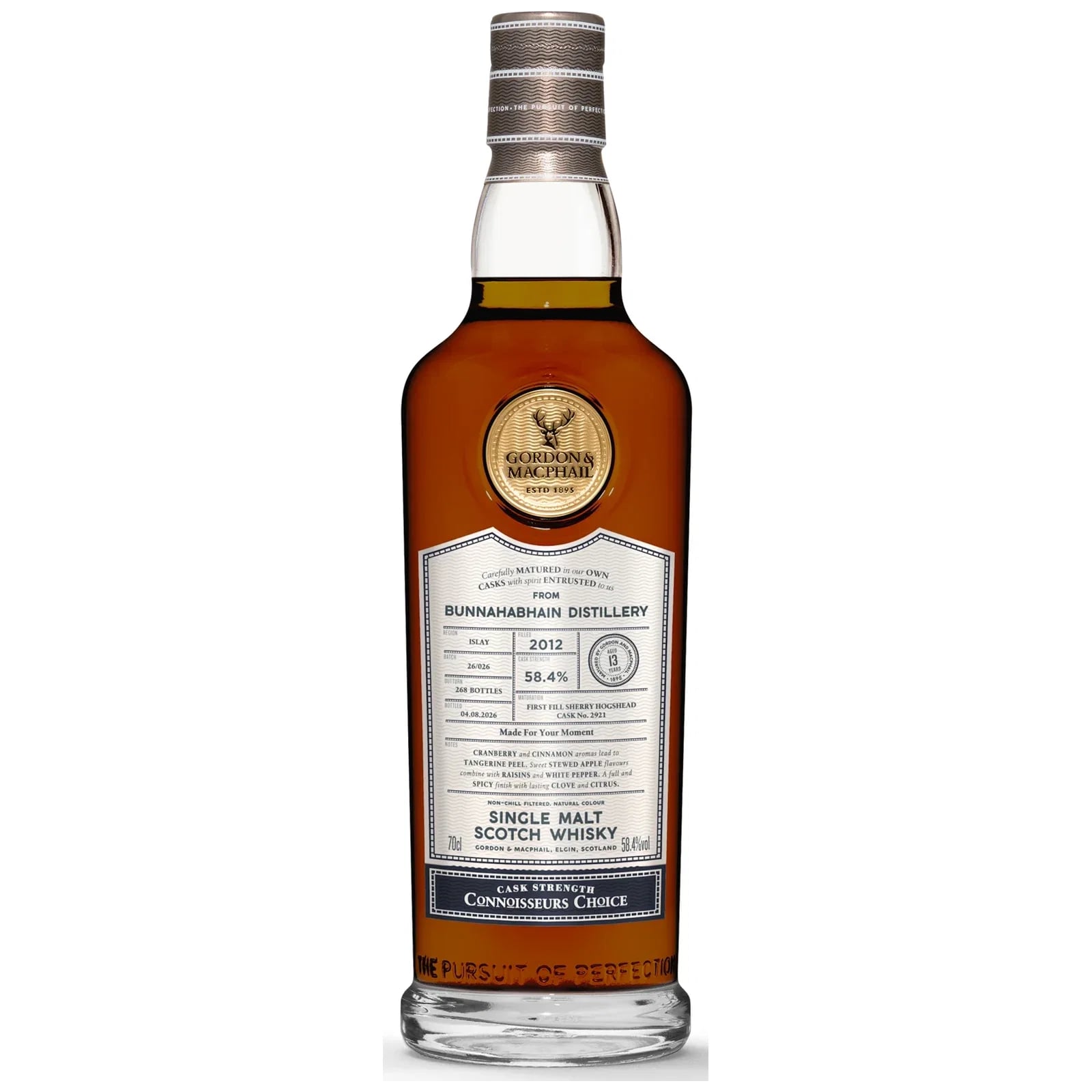 Bunnahabhain 13 Years Old 2012 Connoisseurs Choice Cask Strength Gordon & Macphail Cask Nr. 2921
