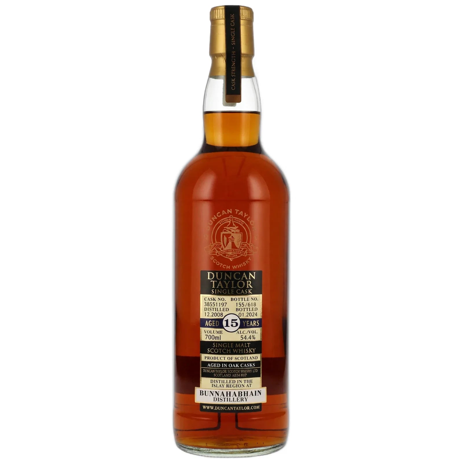 Bunnahabhain 15 Years Old 2008 Single Cask Duncan Taylor 38551197