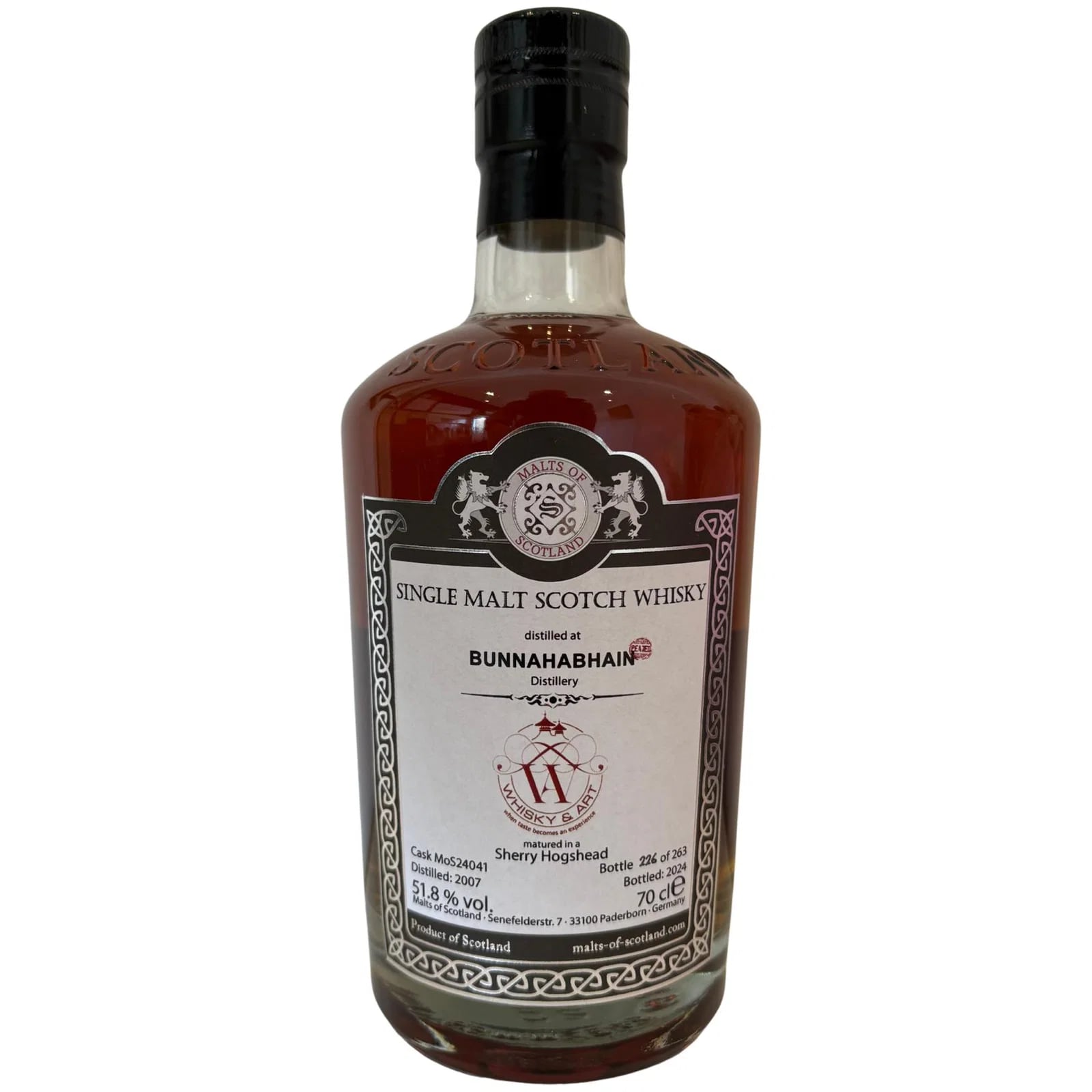 Bunnahabhain 2007 Whisky & Art Malts of Scotland MoS 24041
