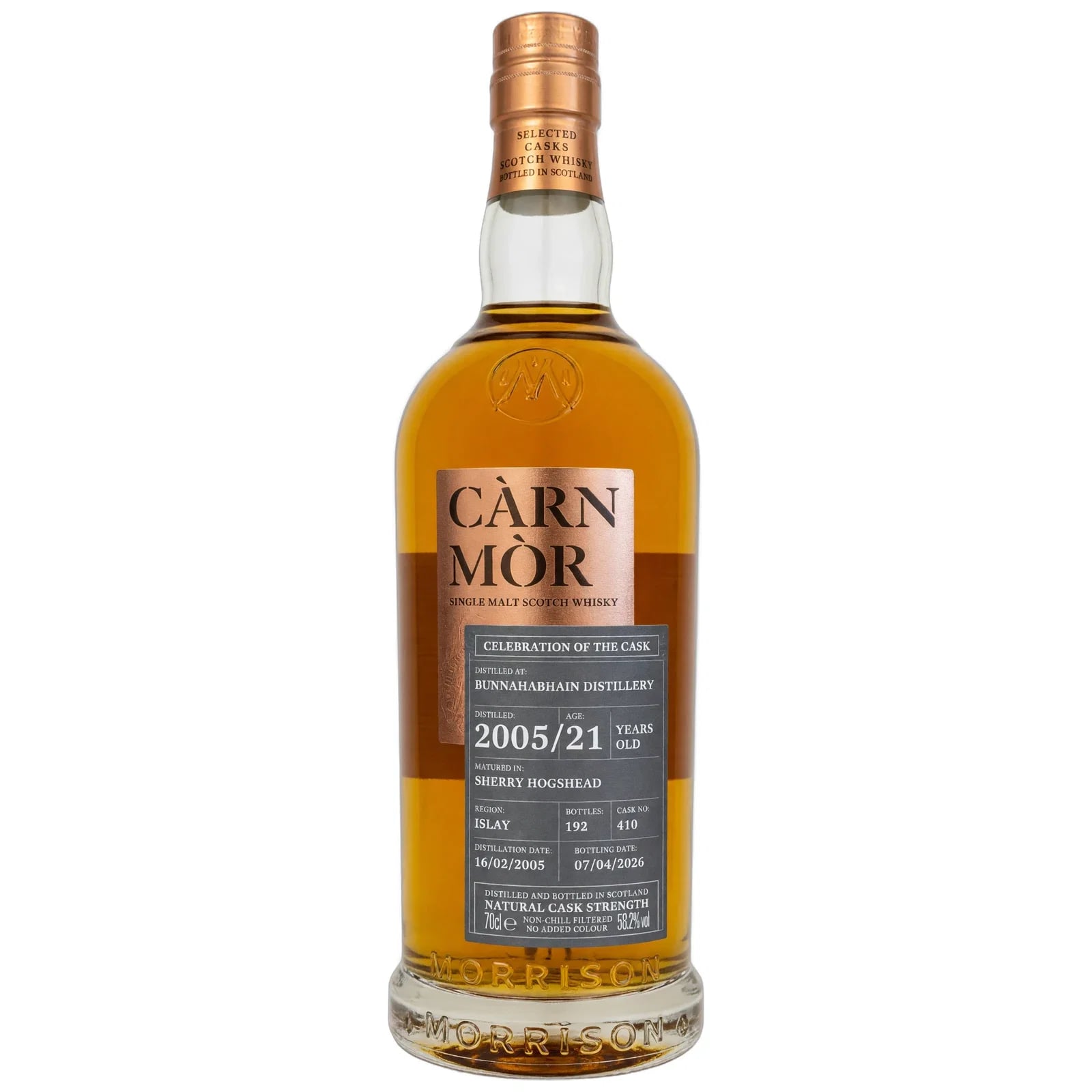 Bunnahabhain 21 Years Old 2005 Càrn Mòr Celebration Of The Cask Morrison Scotch Whisky Distillers