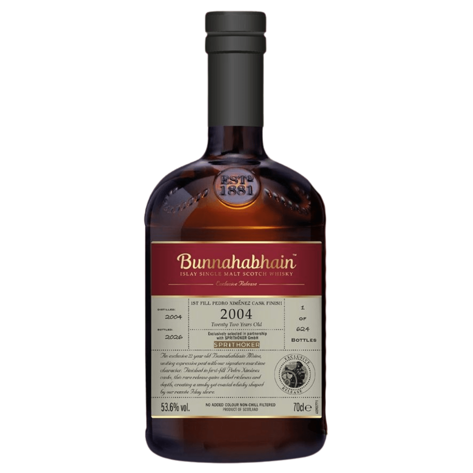 Bunnahabhain 22 Years Old 2004 Sprithöker Exclusive Release