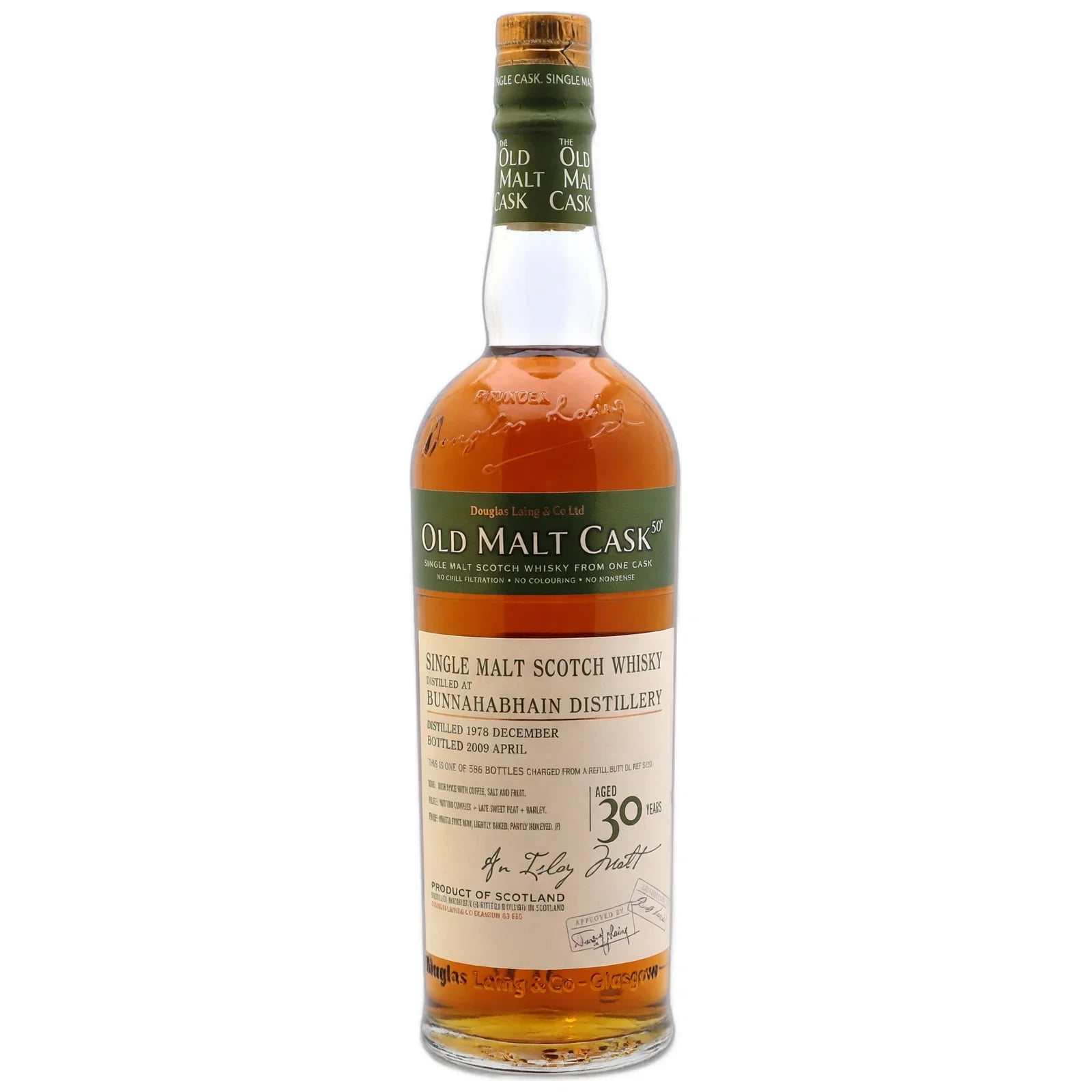 Bunnahabhain 30 Years Old 1978 The Old Malt Cask Douglas Laing