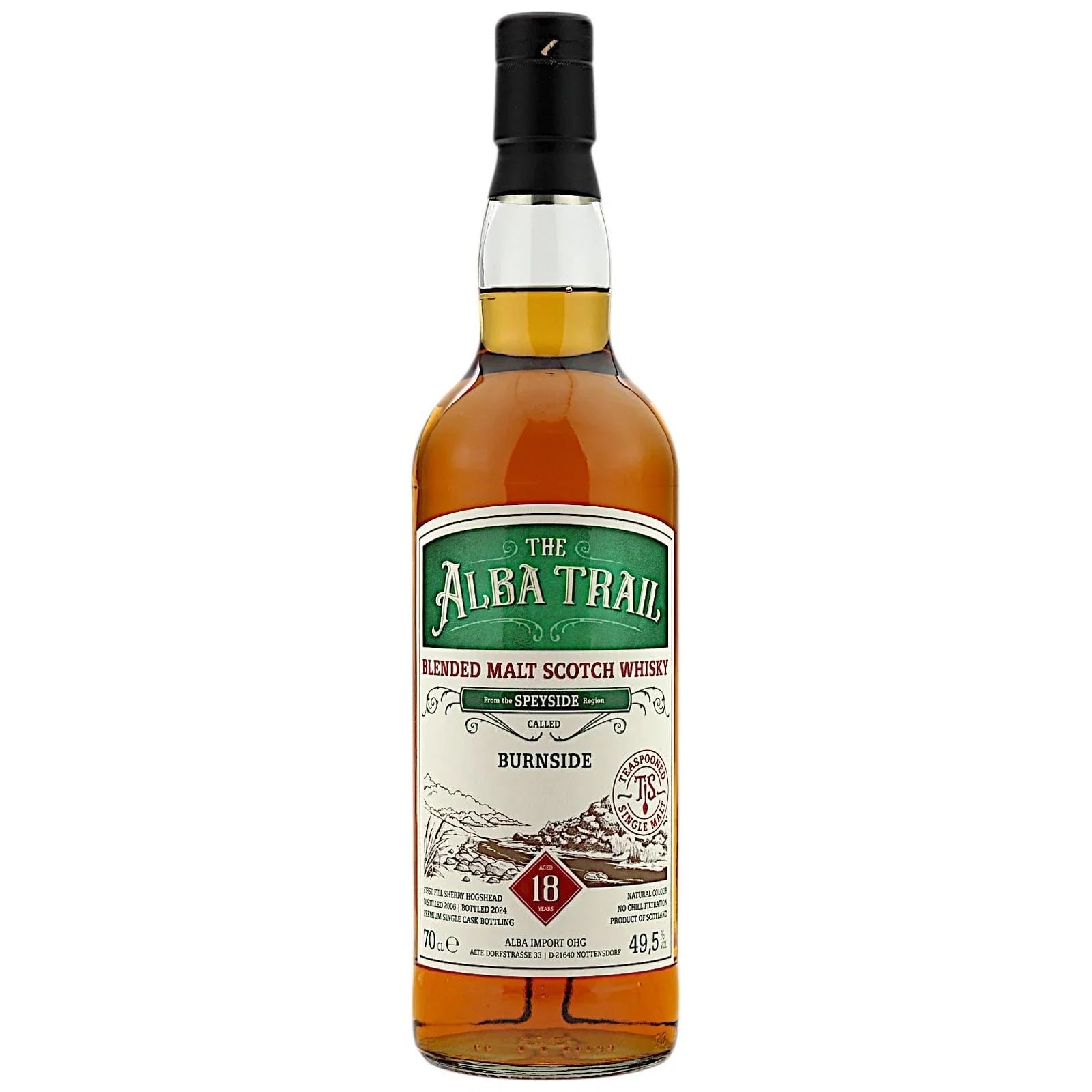Burnside 18 Years Old 2006 The Alba Trail Alba Import