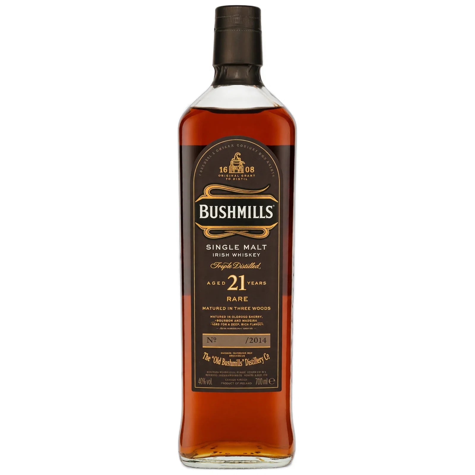 Bushmills 21 Years Old Rare Matured In Three Woods