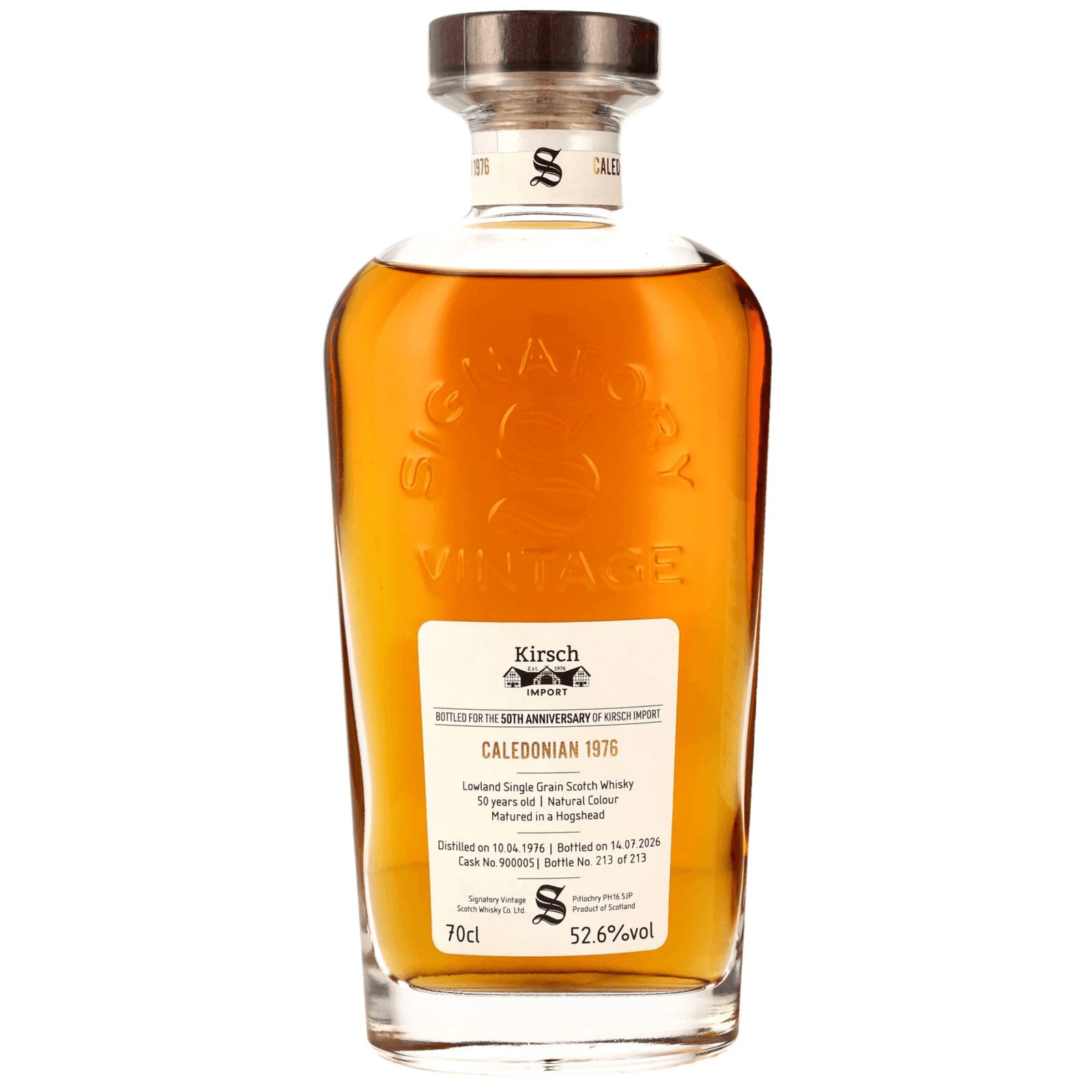 Caledonian 50 Years Old 1976 Signatory Vintage Cask Nr.900005