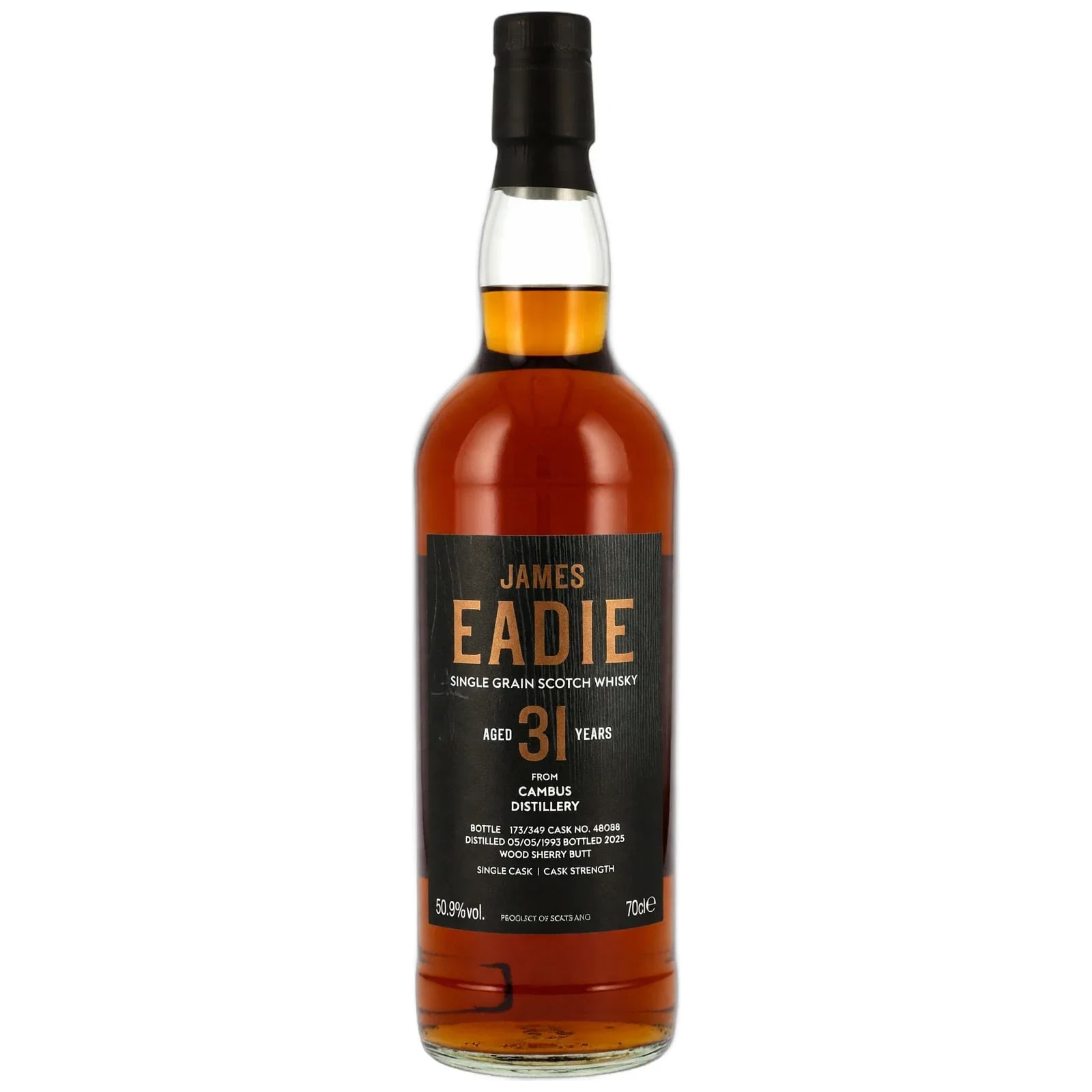 Cambus 31 Years Old 1993 James Eadie