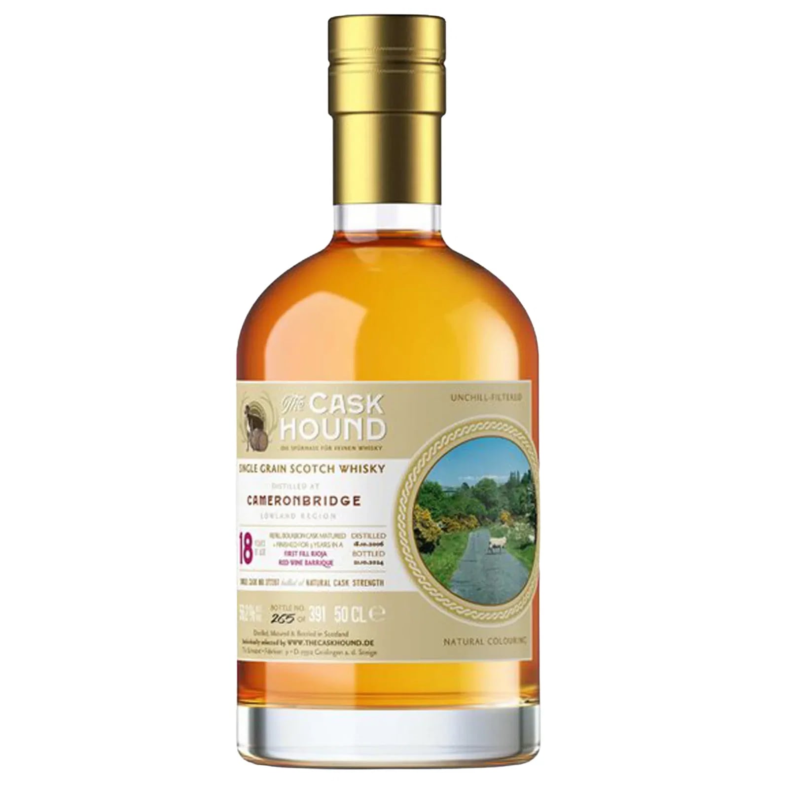 Cameronbridge 18 Years Old 2006 Natural Cask Strength The Caskhound