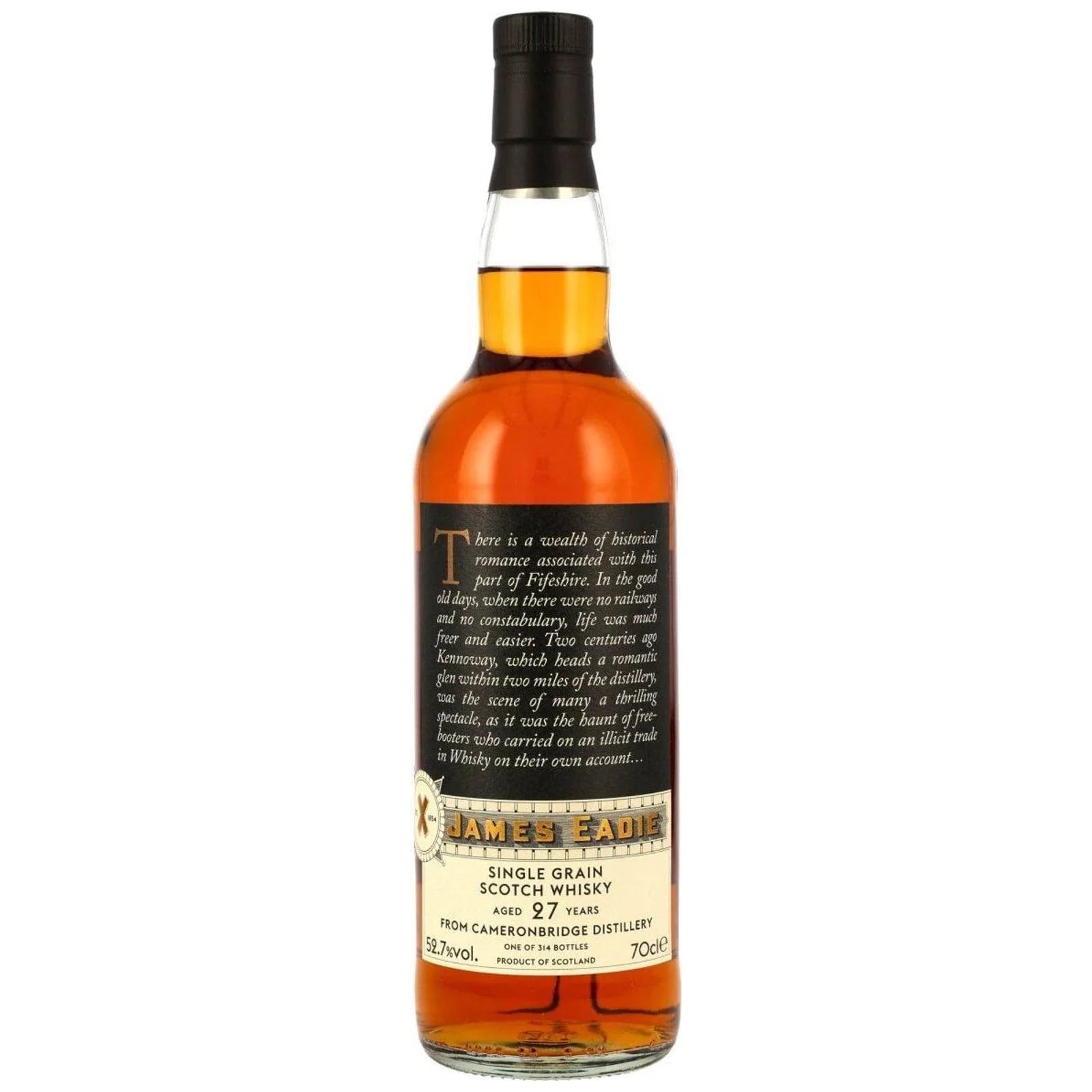 Cameronbridge 27 Years Old 1998 Distilleries Of Great Britain Ireland Commemorative James Eadie