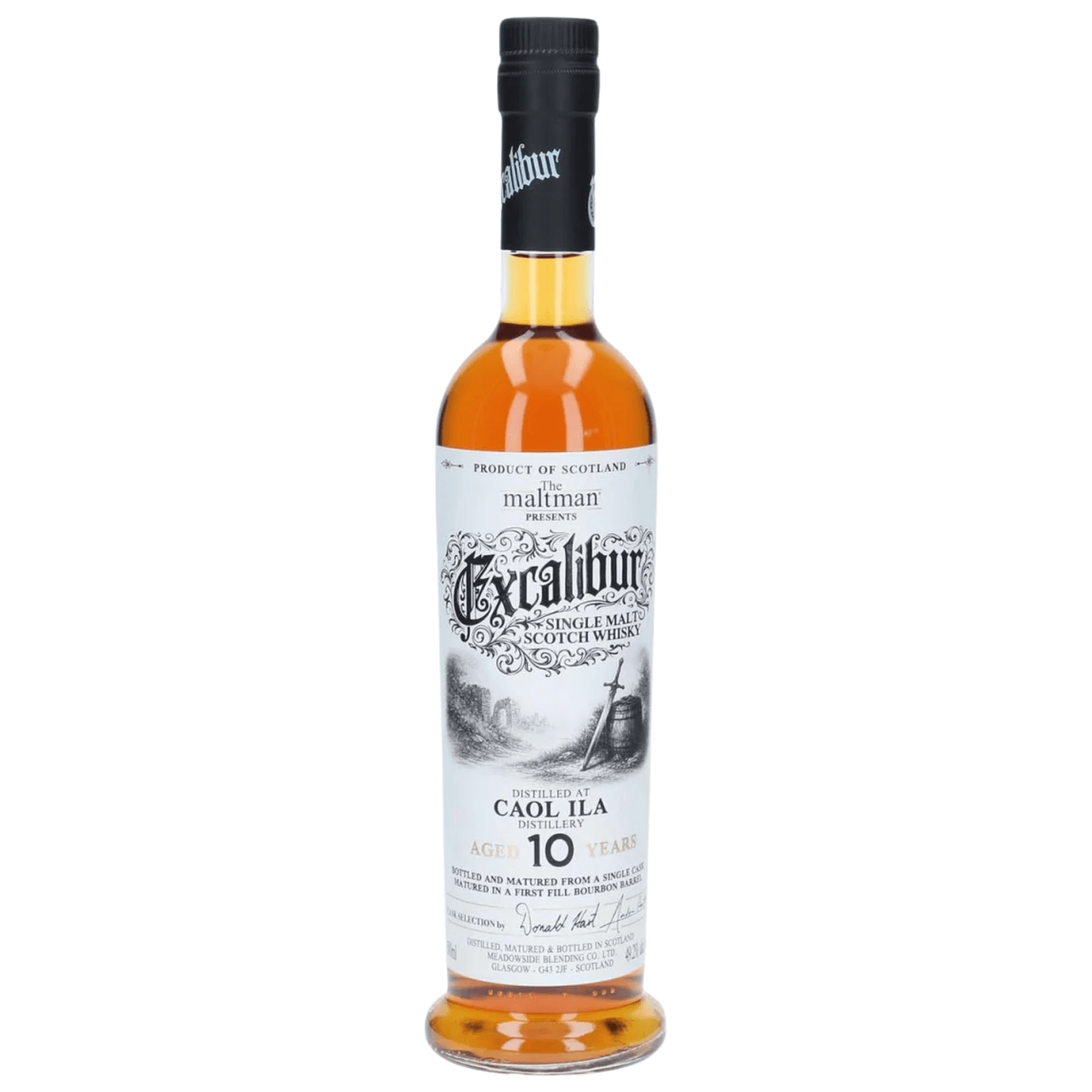 Caol Ila 10 Years Old 2015 Excalibur The Maltman 50 cl