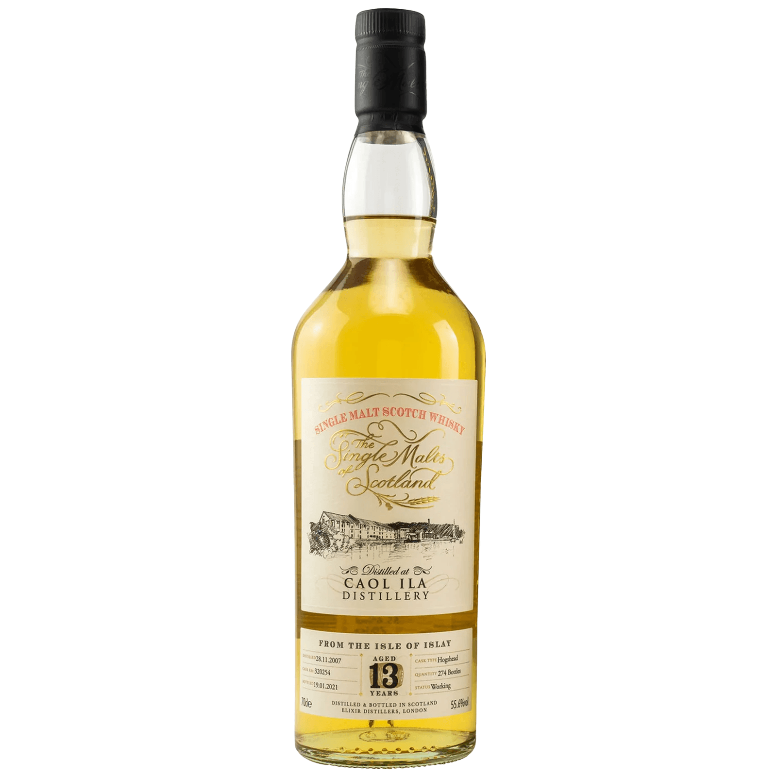 Caol Ila 13 Years Old 2007 The Single Malts of Scotland Elixir Distillers 320254