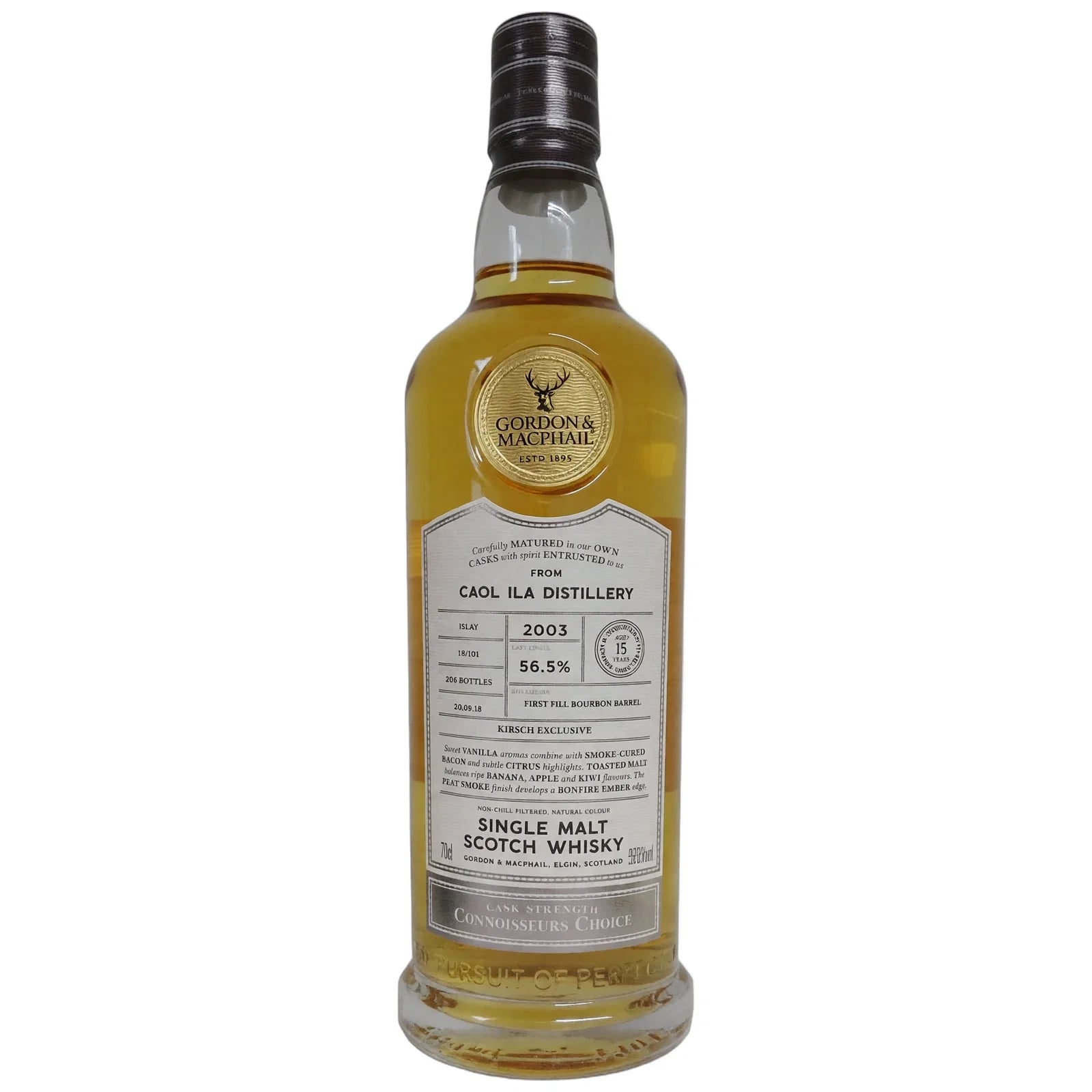 Caol Ila 15 Years Old 2003 Connoisseurs Choice Cask Strength Gordon & Macphail Cask Nr. 18/101