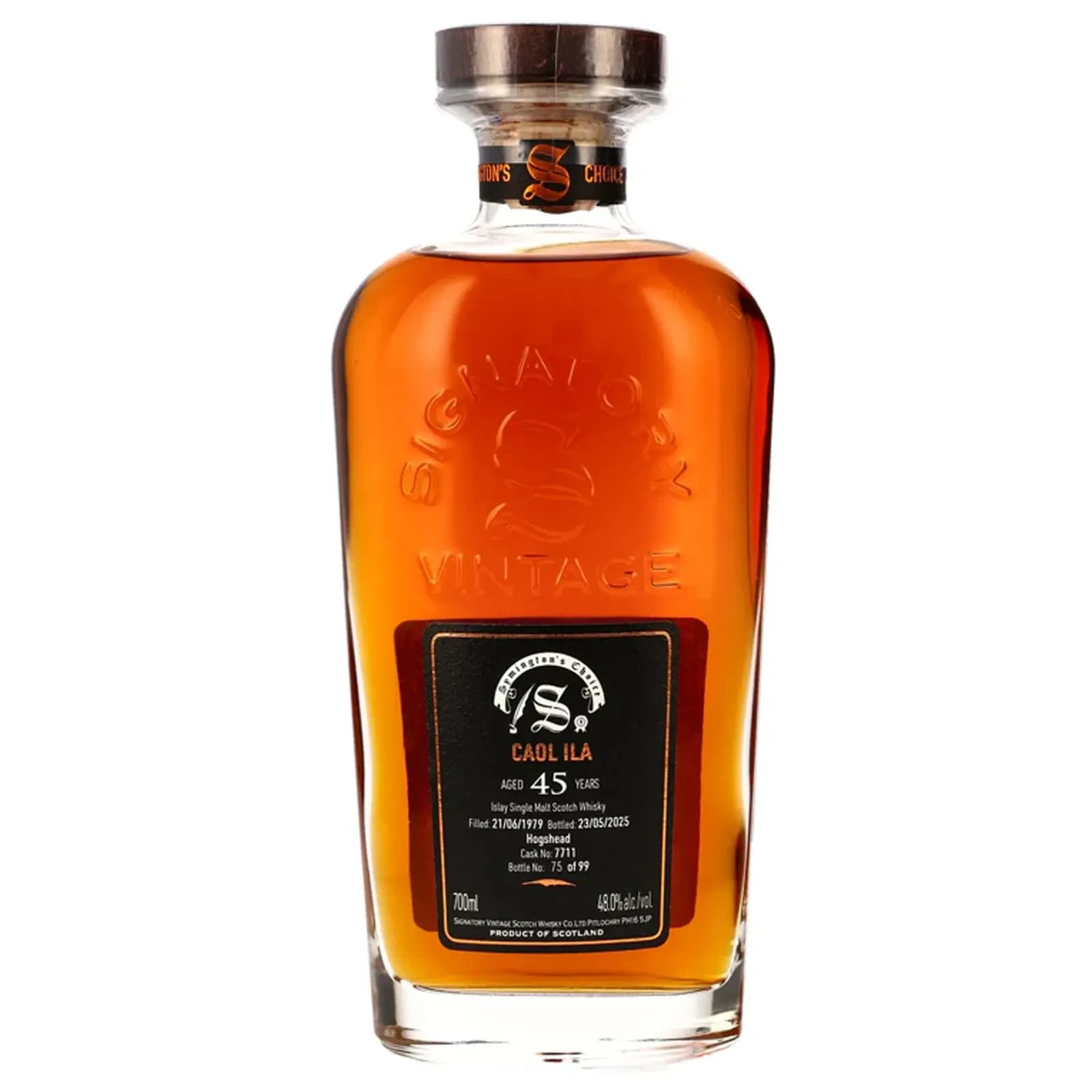 Caol Ila 45 Years Old 1979 Symingtons Choice Signatory Vintage Cask 7711