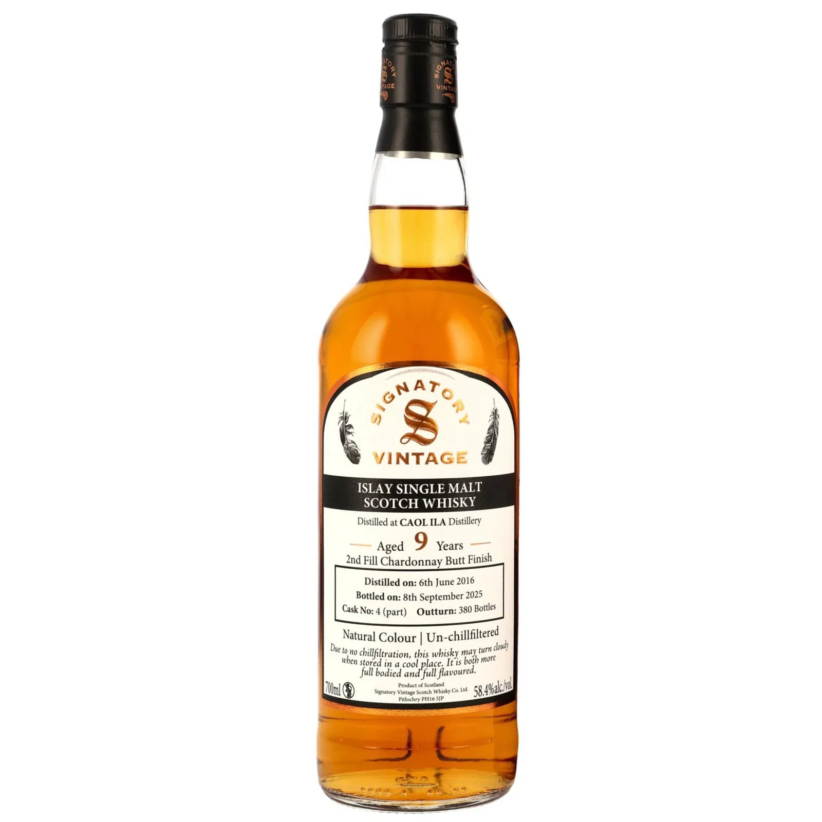 Caol Ila 9 Years Old 2016 Signatory Vintage Batch 4