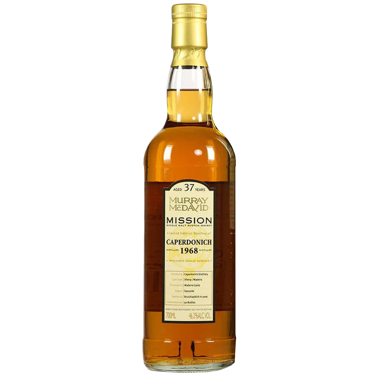 Caperdonich 37 Years Old 1968 Mission Gold Murray McDavid