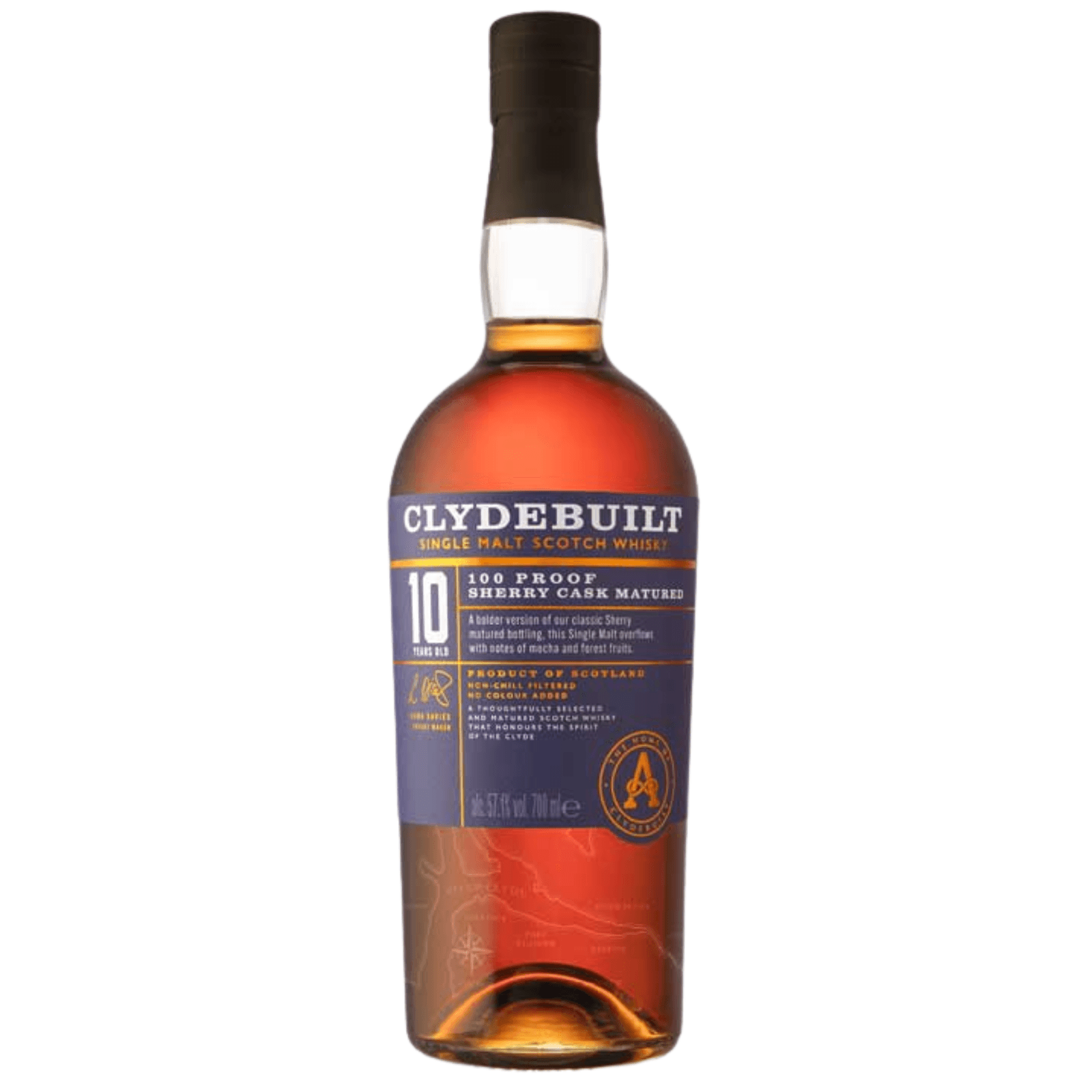 Clydebuilt 10 Years Old 100 Proof Sherry Cask Matured