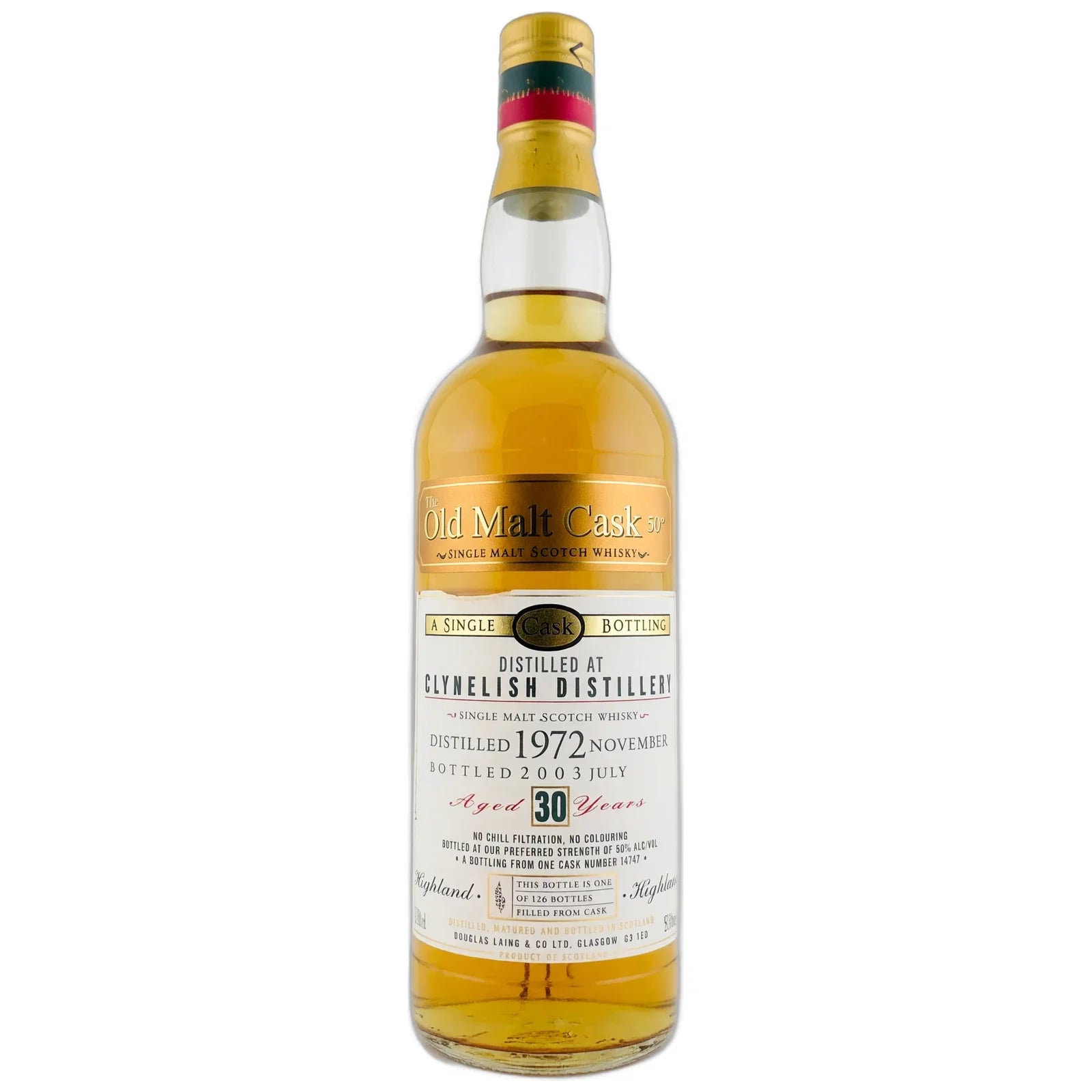 Clynelish 30 Years Old 1972 The Old Malt Cask Douglas Laing