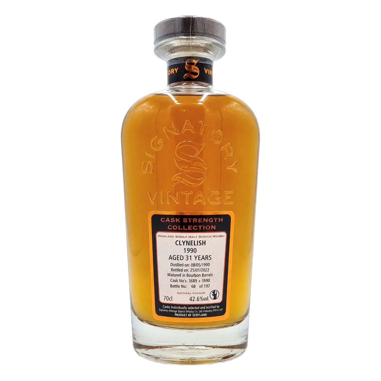Clynelish 31 Years Old 1990 Cask Strength Collection Symington’s Choice Signatory Vintage 3689 + 3690