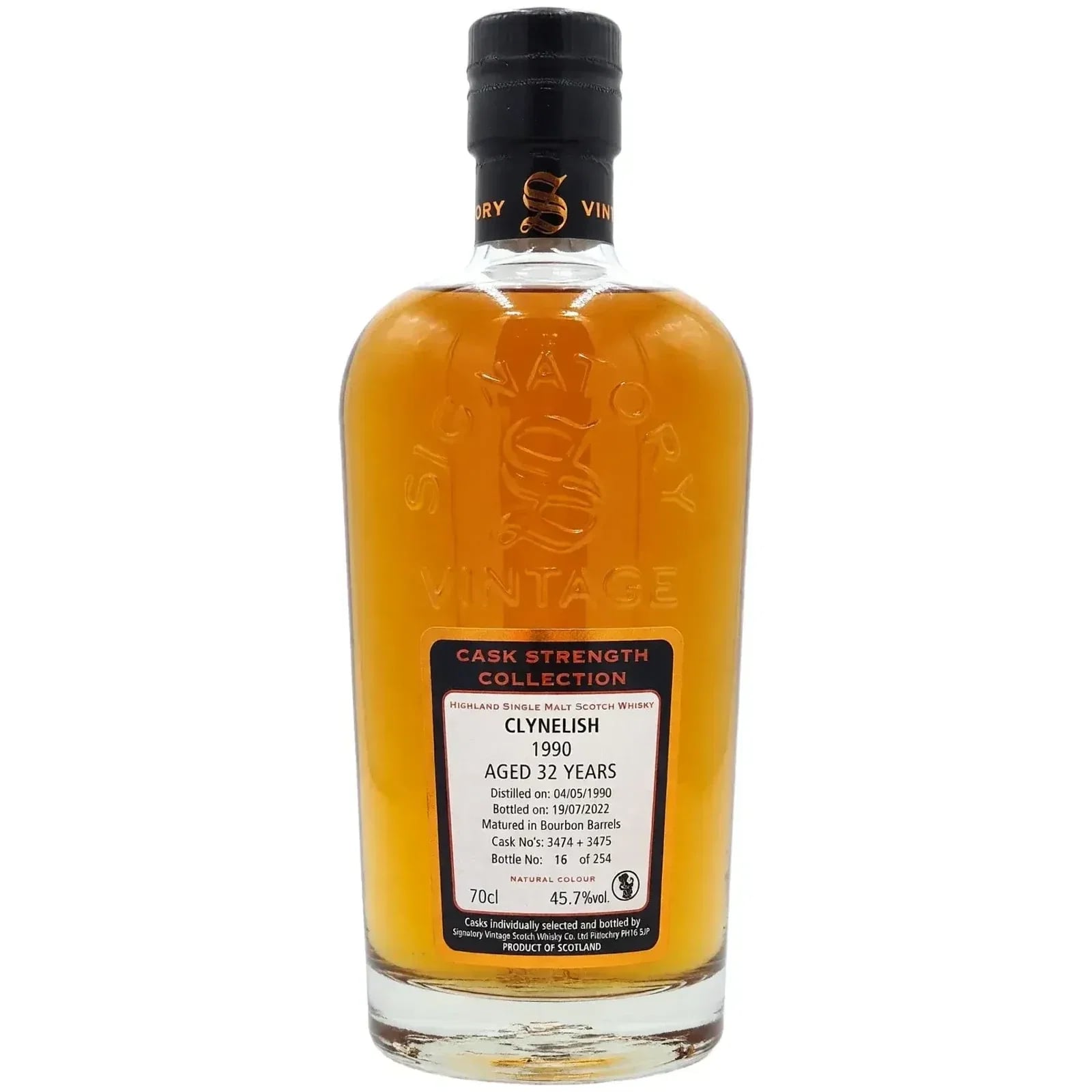 Clynelish 32 Years Old 1990 Cask Strength Collection Signatory Vintage 3474 + 3475