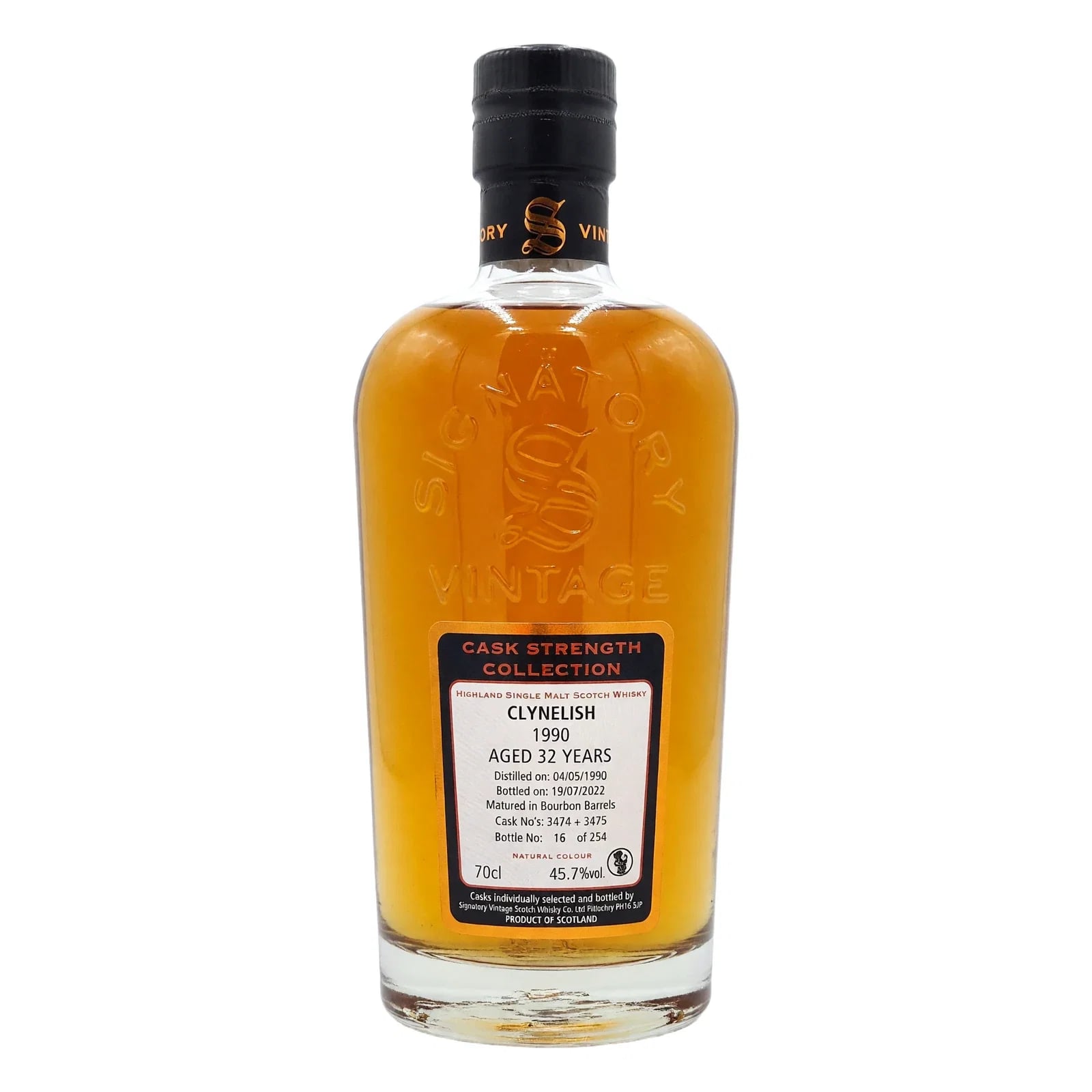Clynelish 32 Years Old 1990 Cask Strength Collection Signatory Vintage 3474 + 3475