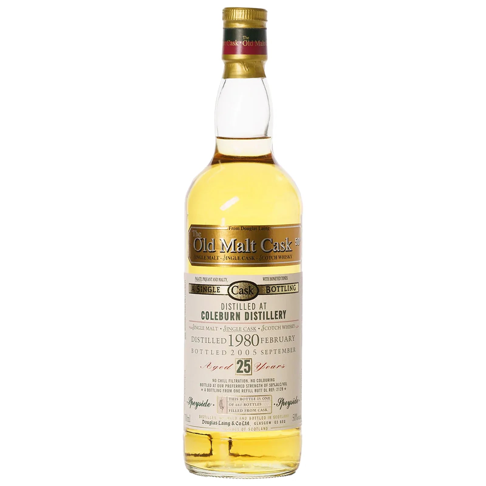 Coleburn 25 Years Old 1980 The Old Malt Cask Douglas Laing DL 2128