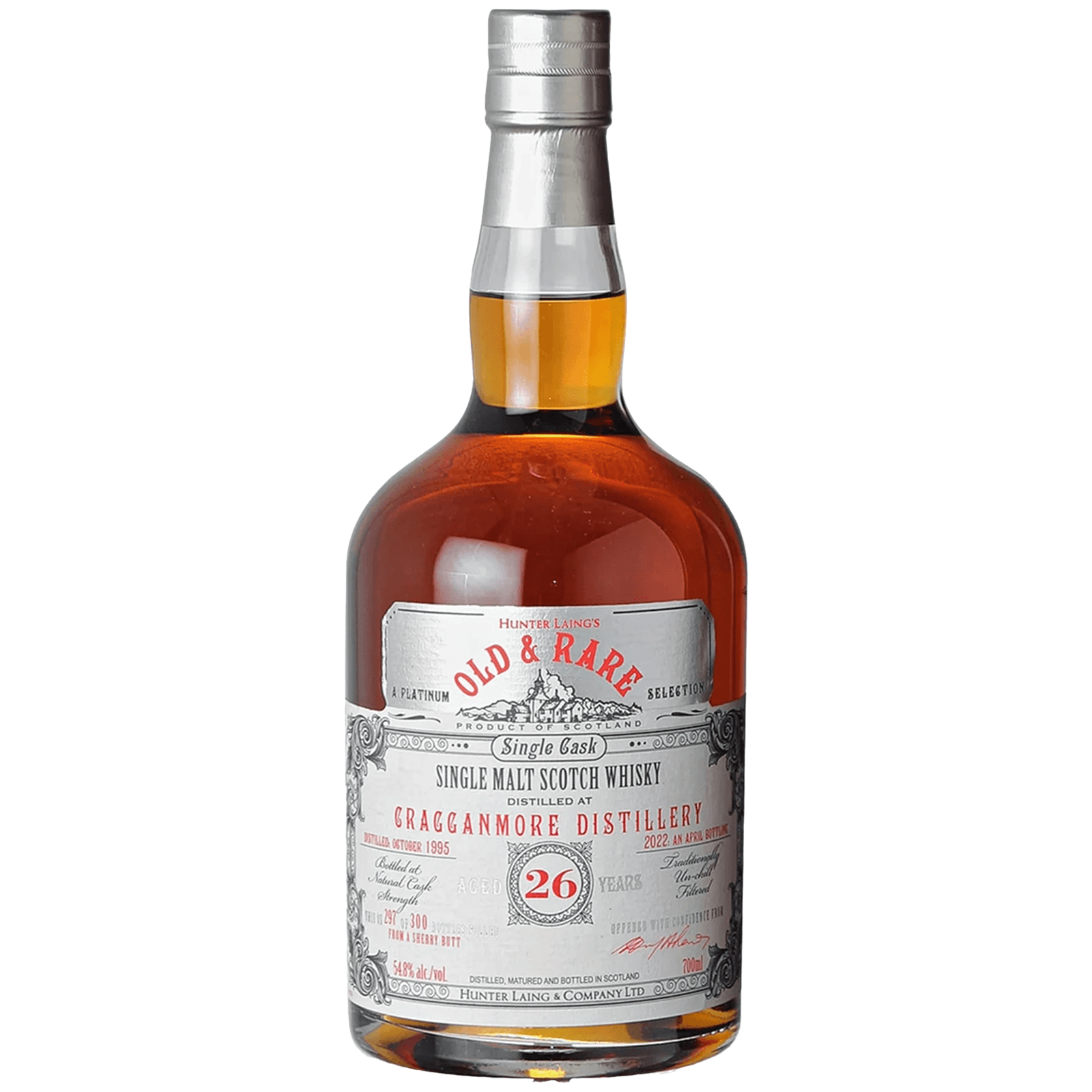 Cragganmore 26 Years Old 1995 Old & Rare A Platinum Selection Hunter Laing