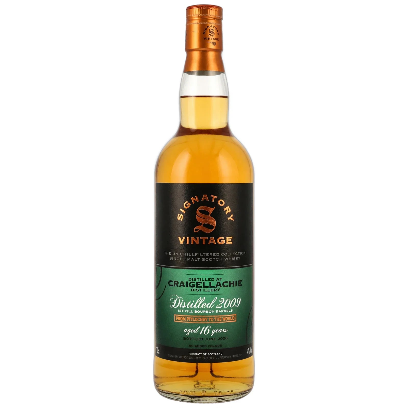 Craigellachie 16 Years Old 2009 The Un-Chillfiltered Collection Signatory Vintage