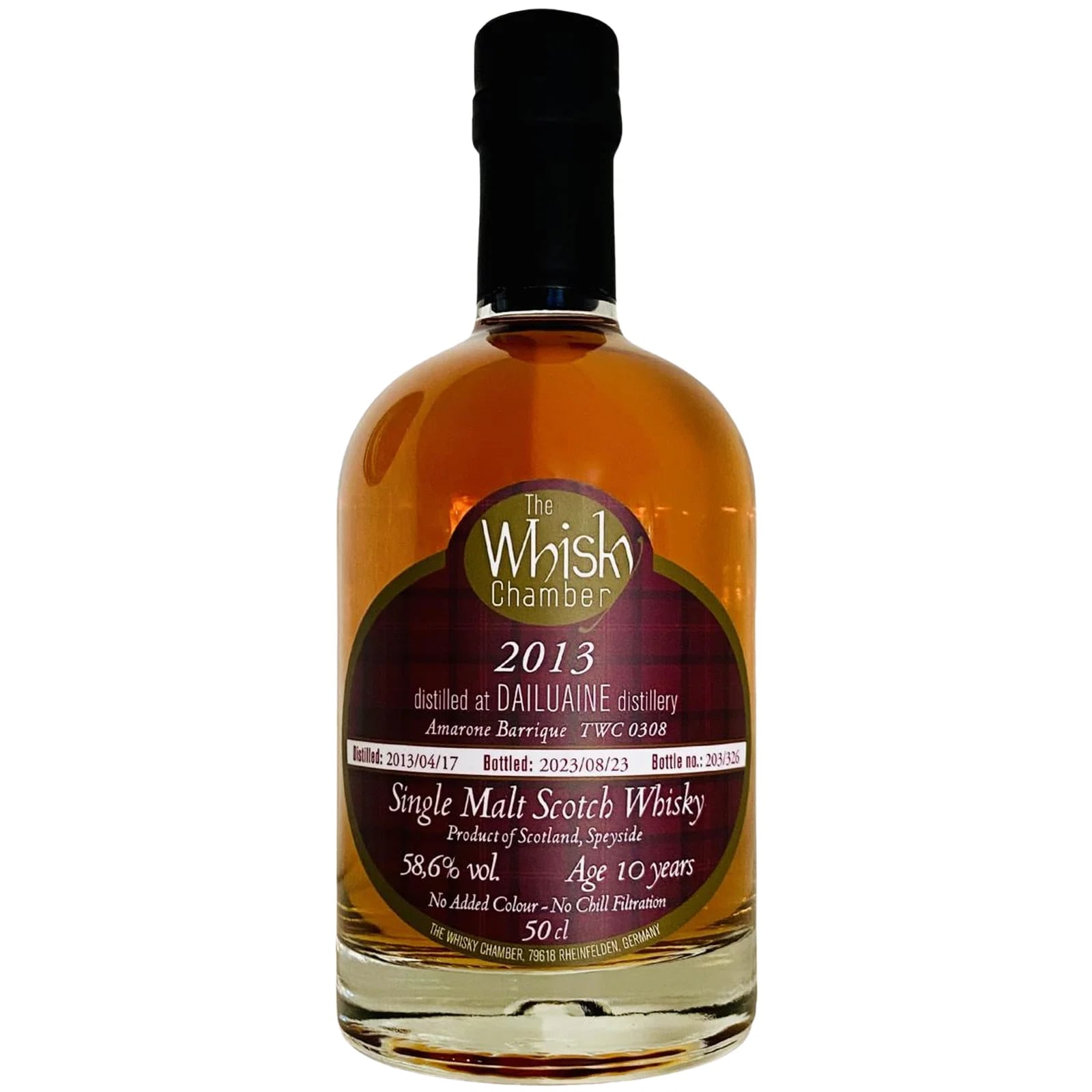 Dailuaine 10 Years Old 2013 The Whisky Chamber TWC 0308
