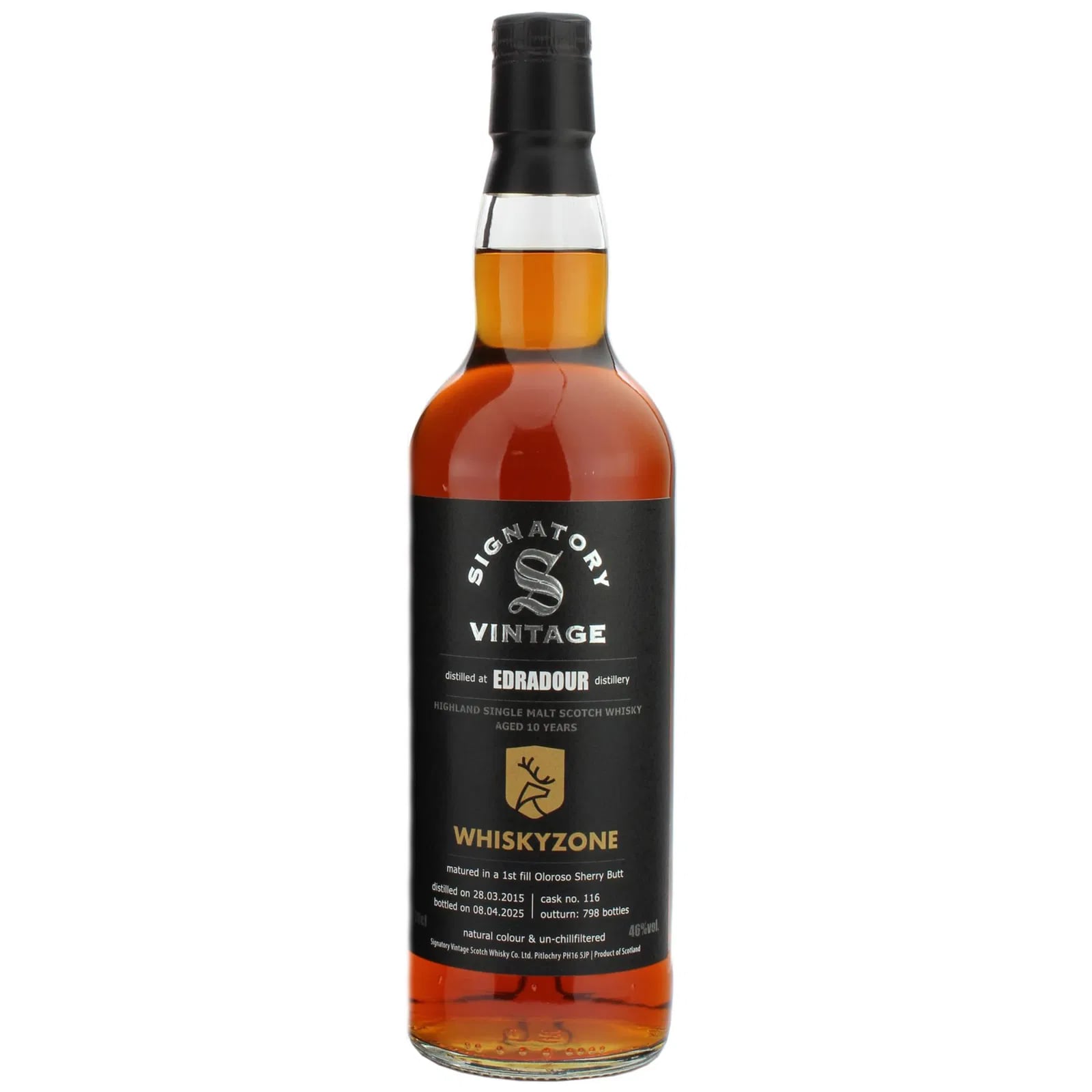 Edradour 10 Years Old 2015 Whiskyzone Signatory Vintage