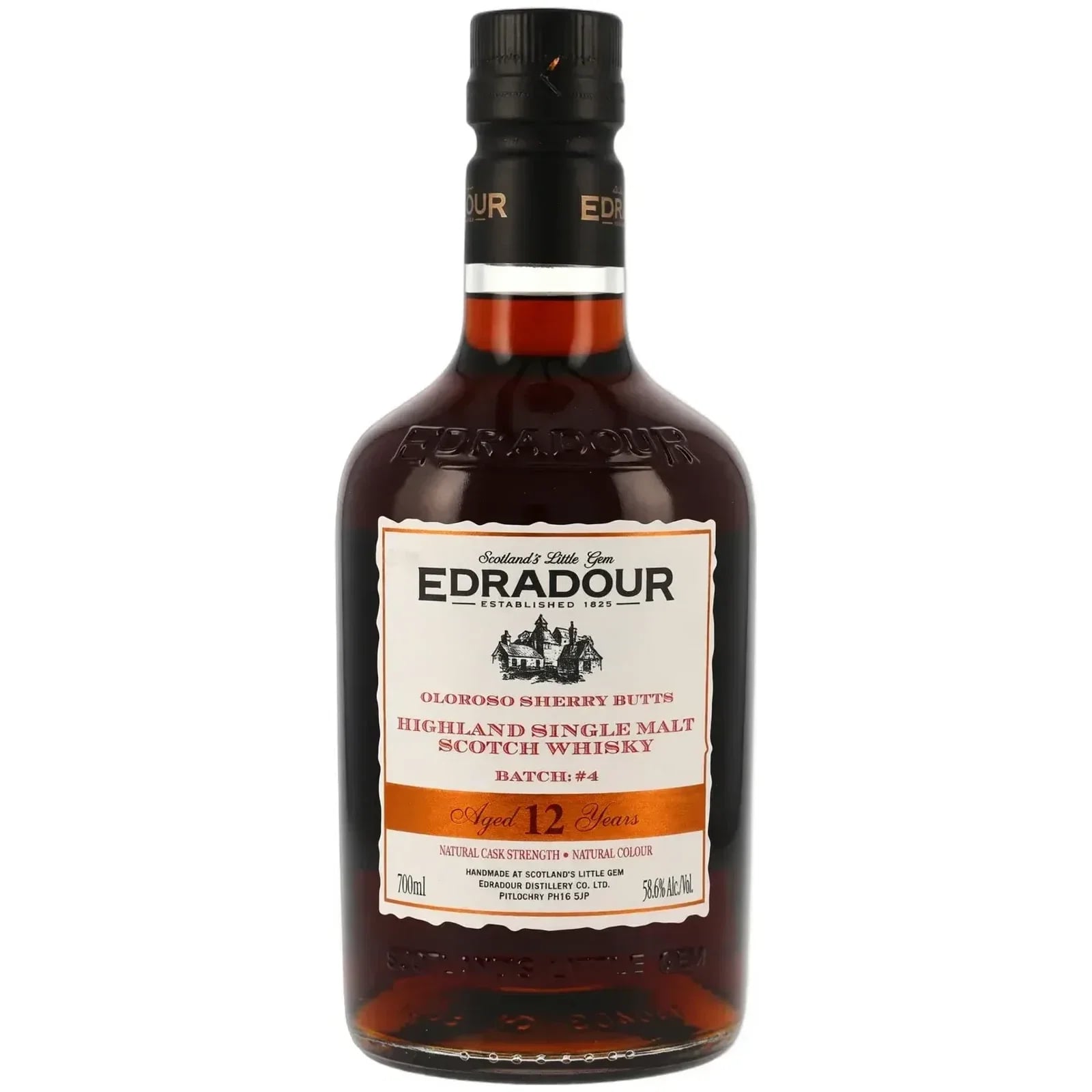 Edradour 12 Years Old 2012 Oloroso Sherry Butts Batch #4