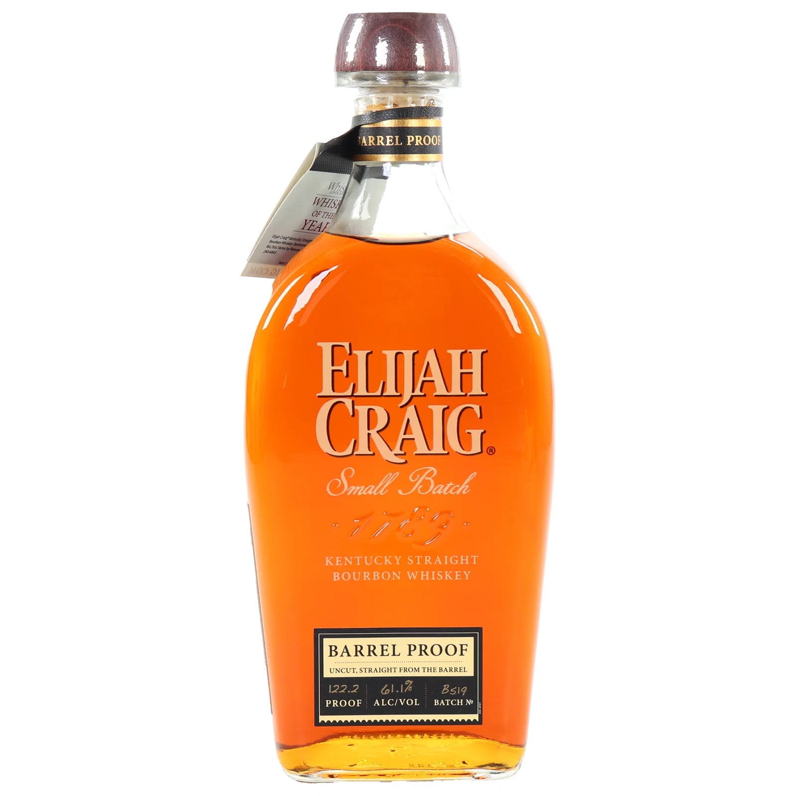 Elijah Craig 12 Years Old Small Batch - Barrel Proof Heaven Hill Distillery Batch B519