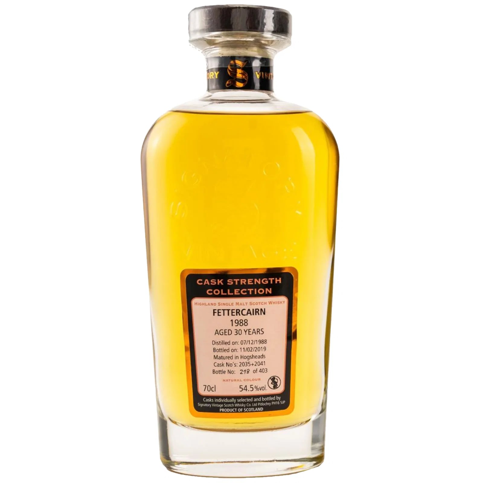 Fettercairn 30 Years Old 1988 Cask Strength Collection Signatory Vintage 2035 + 2041
