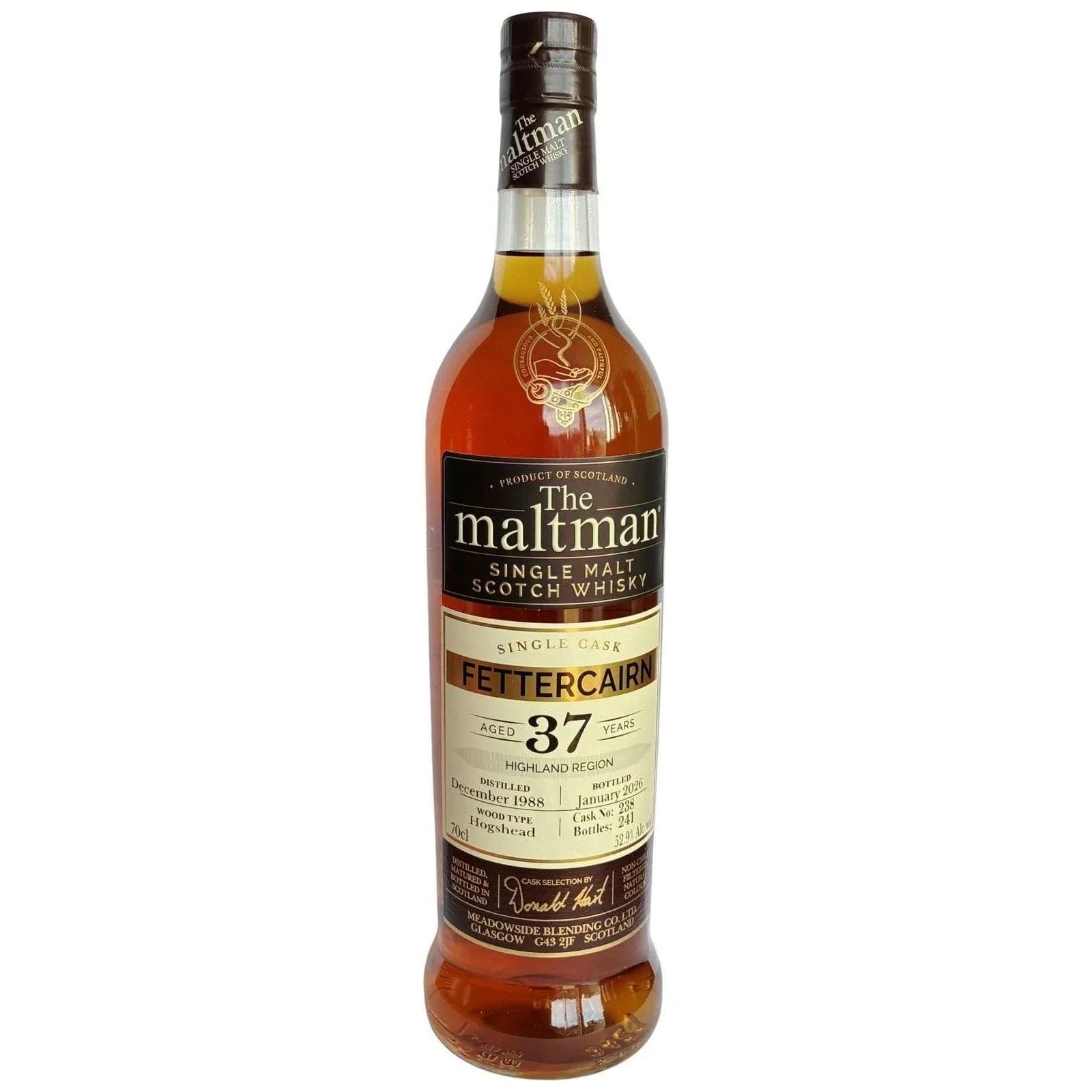 Fettercairn 37 Years Old 1988 The Maltman Meadowside Blending
