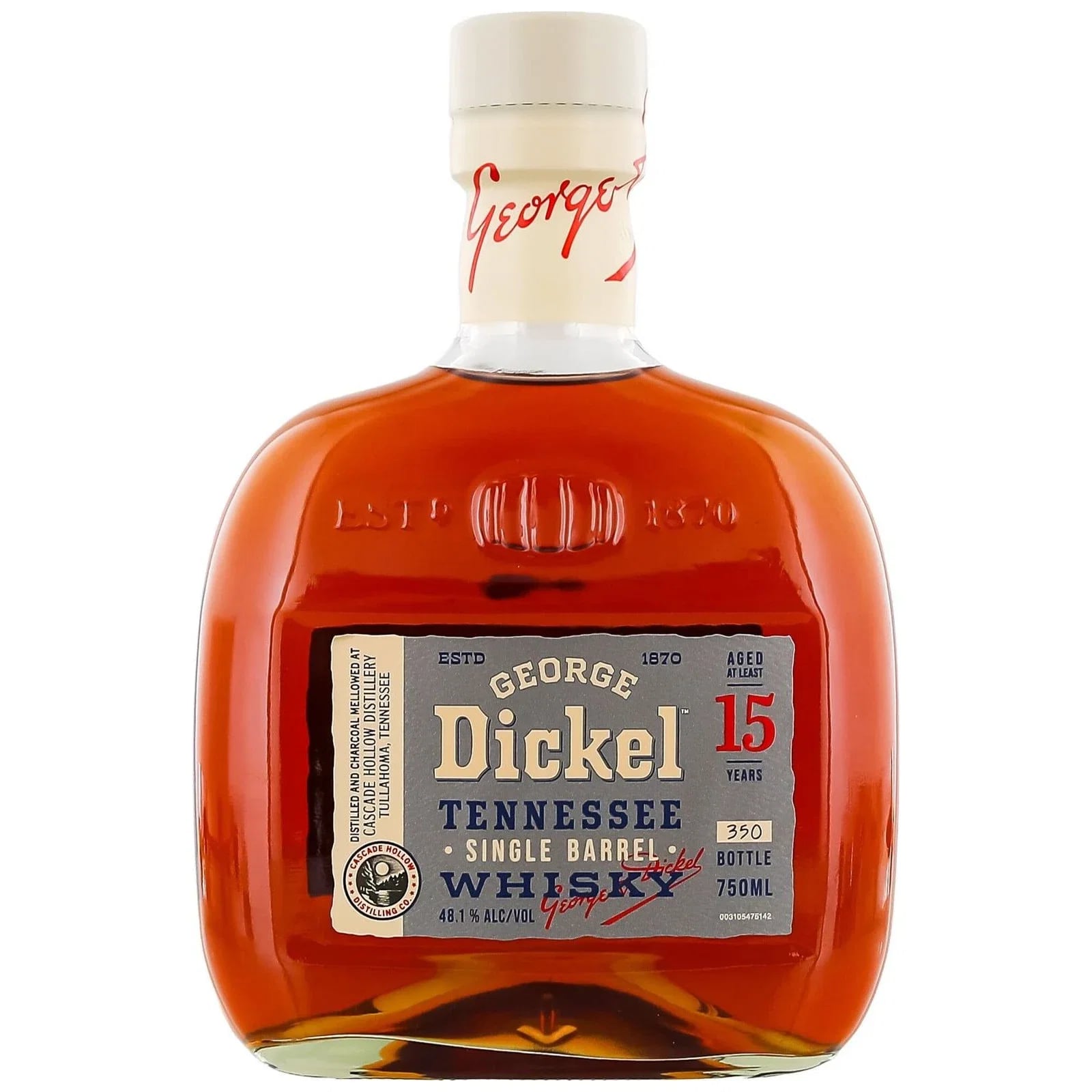 George Dickel 15 Years Old Single Barrel 75 cl
